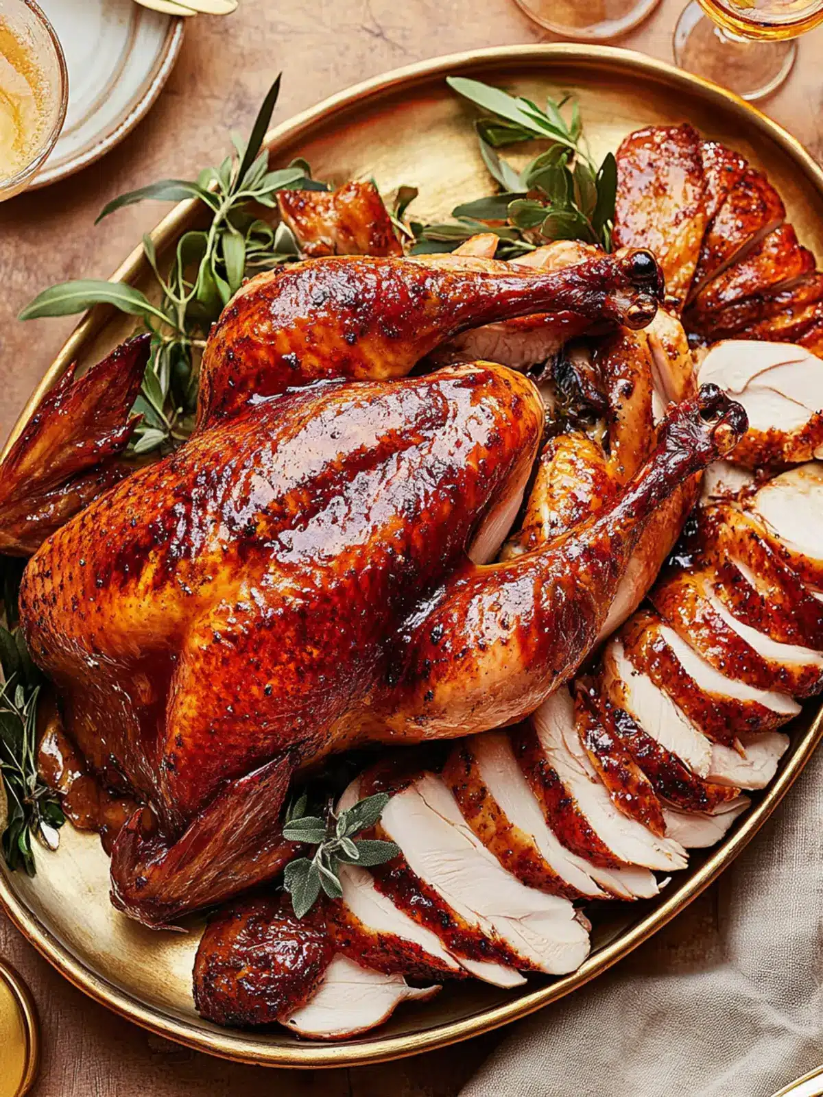 Maple-Butter-Glazed Turkey for a Delicious Holiday Feast 2 Maple-Butter-Glazed Turkey