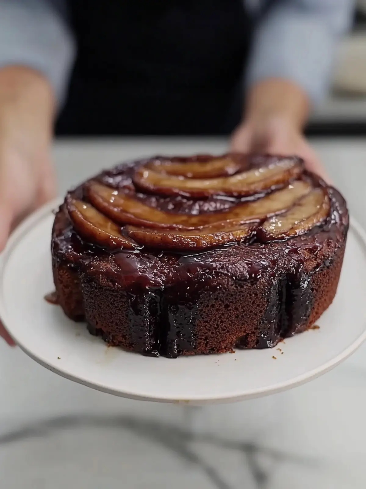 Decadent Upside Down Banana Bread with Caramelized Bliss 3 Upside Down Banana Bread
