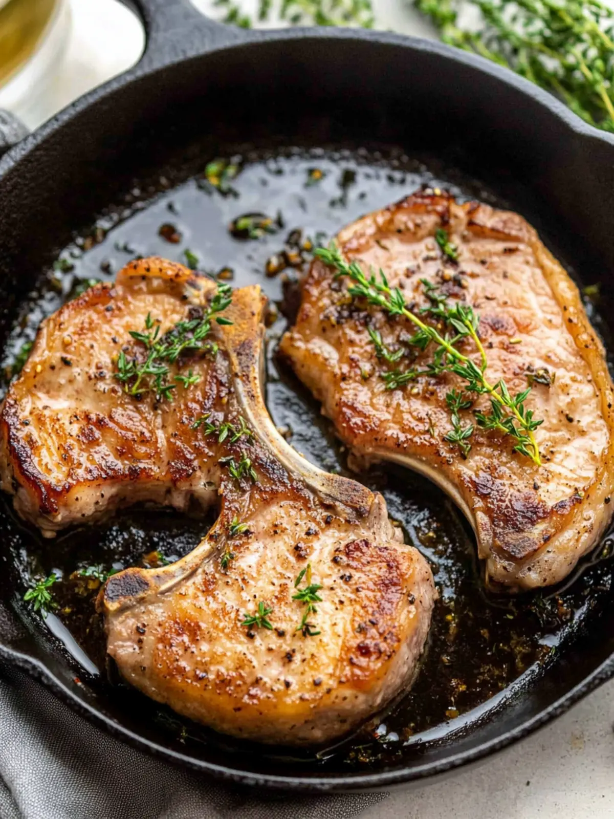 Juicy Cast Iron Skillet Pork Chops Ready in Just 25 Minutes 2 Cast Iron Skillet Pork Chops