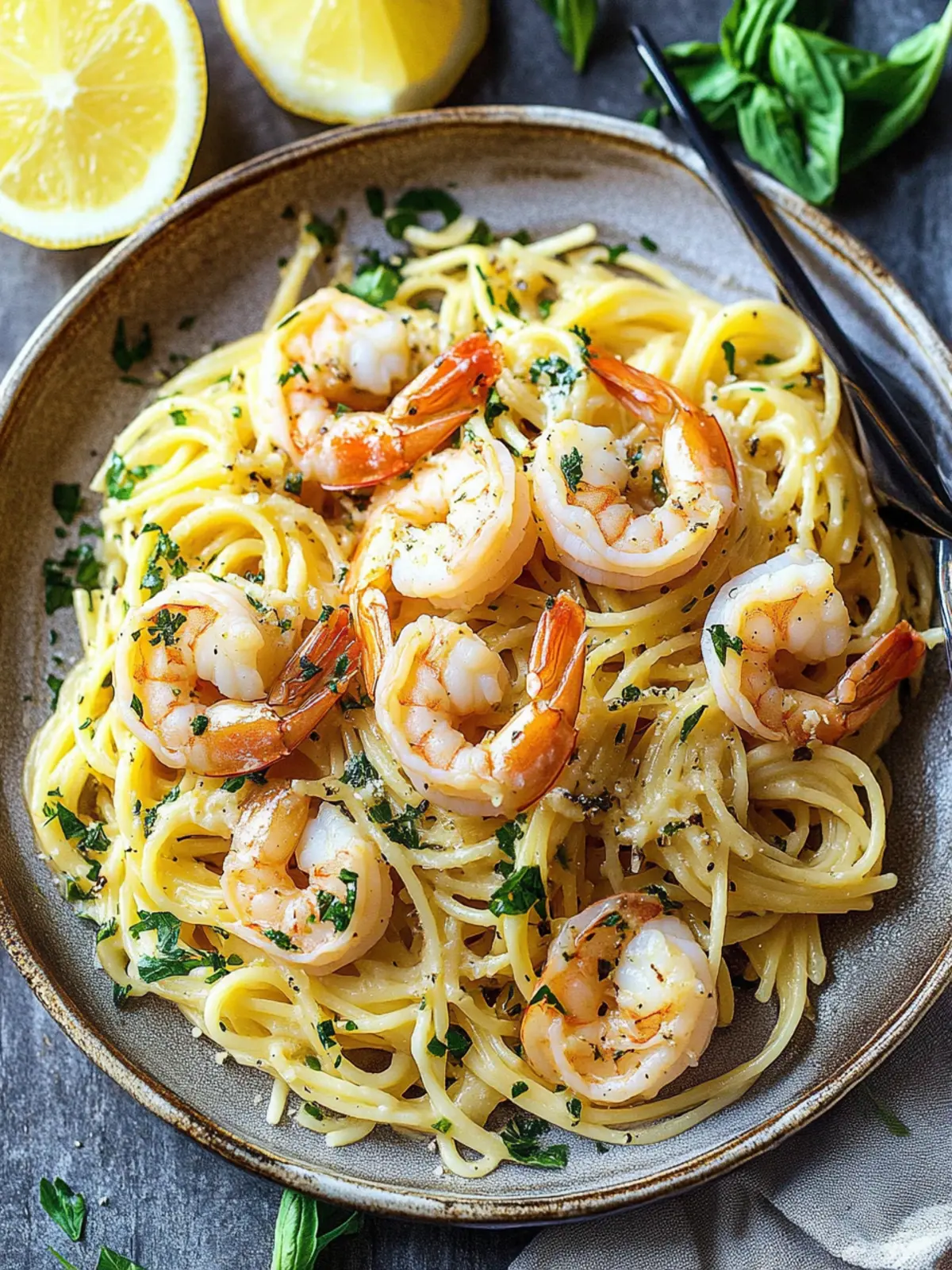 Delicious Shrimp Scampi Pasta Without Wine Ready in 30 Minutes 2 Shrimp Scampi Pasta (Without Wine)