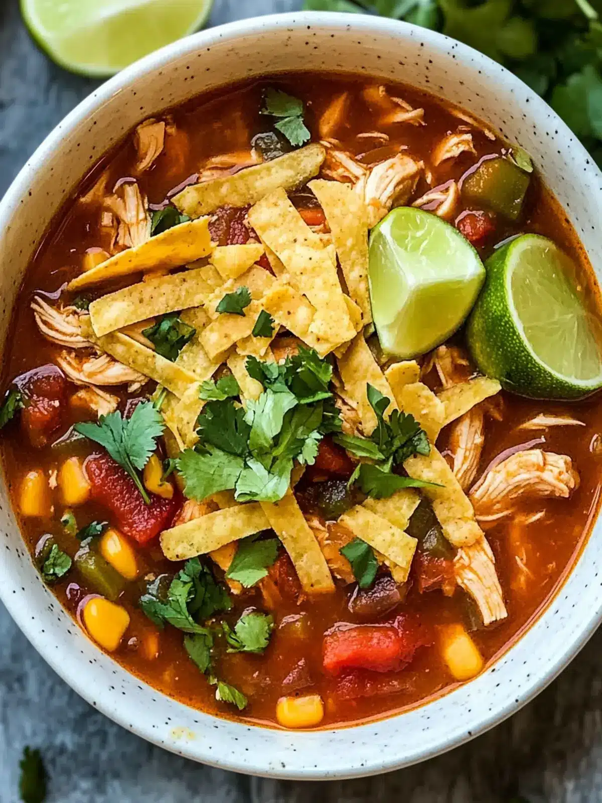 Delicious Crockpot Chicken Tortilla Soup for Cozy Nights 4 Crockpot Chicken Tortilla Soup