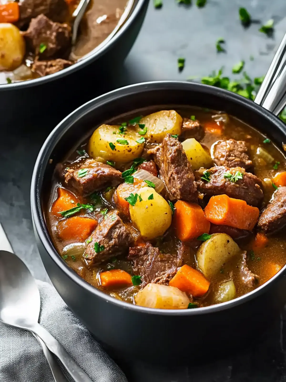 Hearty Slow Cooker Classic Beef Stew for Cozy Nights 2 Slow Cooker Classic Beef Stew