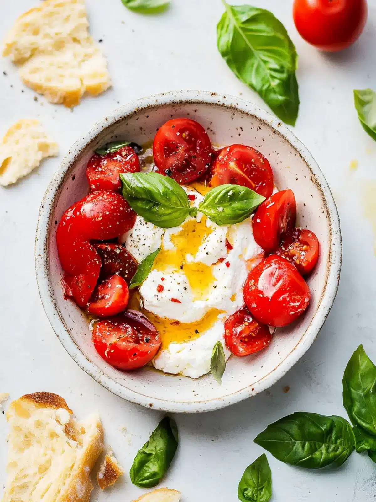 Whipped Ricotta Caprese Dip: A Creamy Crowd-Pleaser Delight 4 Whipped Ricotta Caprese Dip
