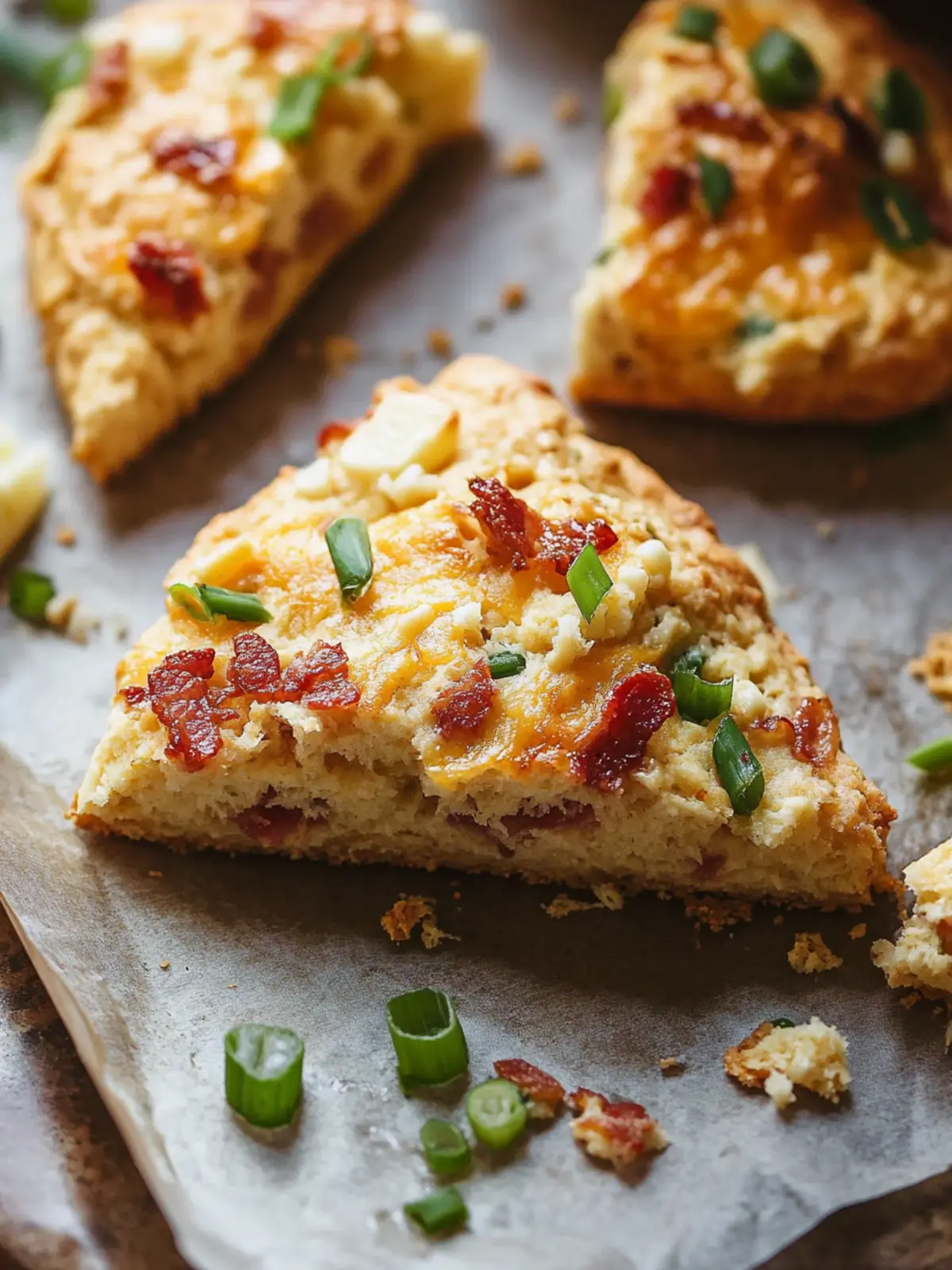 Irresistible Savory Bacon, Cheddar, & Scallion Scones Recipe 4 Savory Bacon, Cheddar, & Scallion Scones