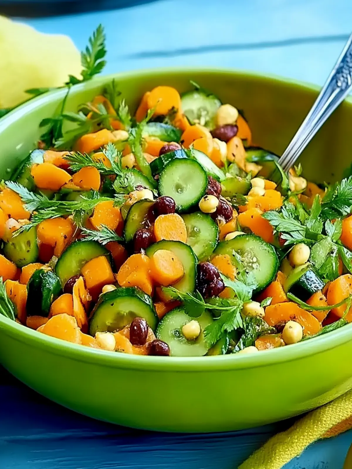 Crisp, Refreshing Carrot and Cucumber Salad Perfect for Grilling 4 Crisp, refreshing, perfect for grilling: Carrot and cucumber salad