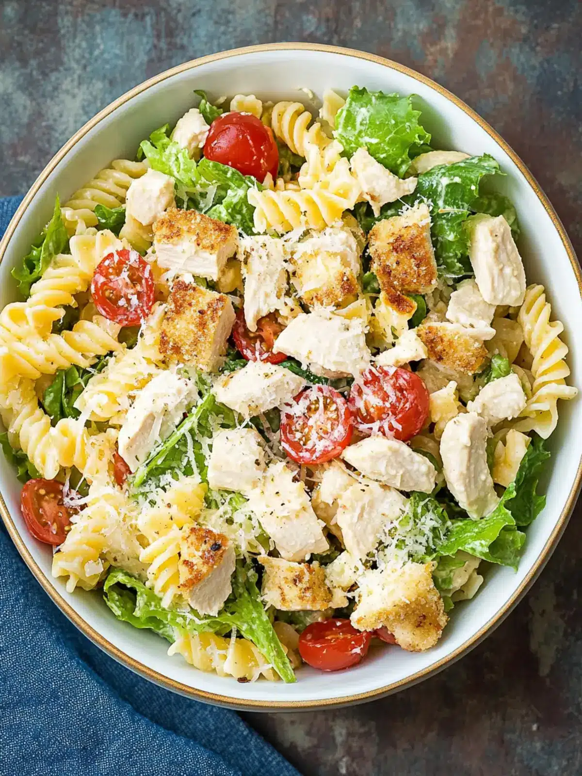 Savor a Quick Chicken Caesar Pasta Salad in Under 30 Minutes 2 Chicken Caesar Pasta Salad