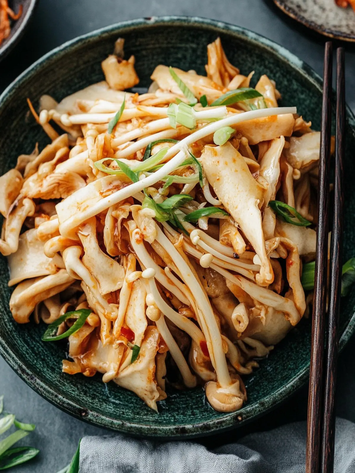 Bang Bang King Oyster Mushrooms: Lucky Lunar New Year Treat 3 Bang Bang King Oyster Mushrooms- Lucky potluck recipes Lunar New Year