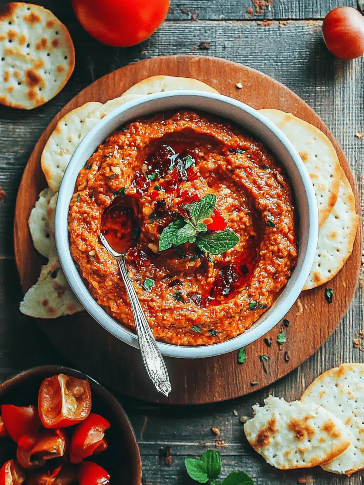 Easy Muhammara Dip Recipe for a Flavorful Vegan Snack 3 Easy Muhammara Dip