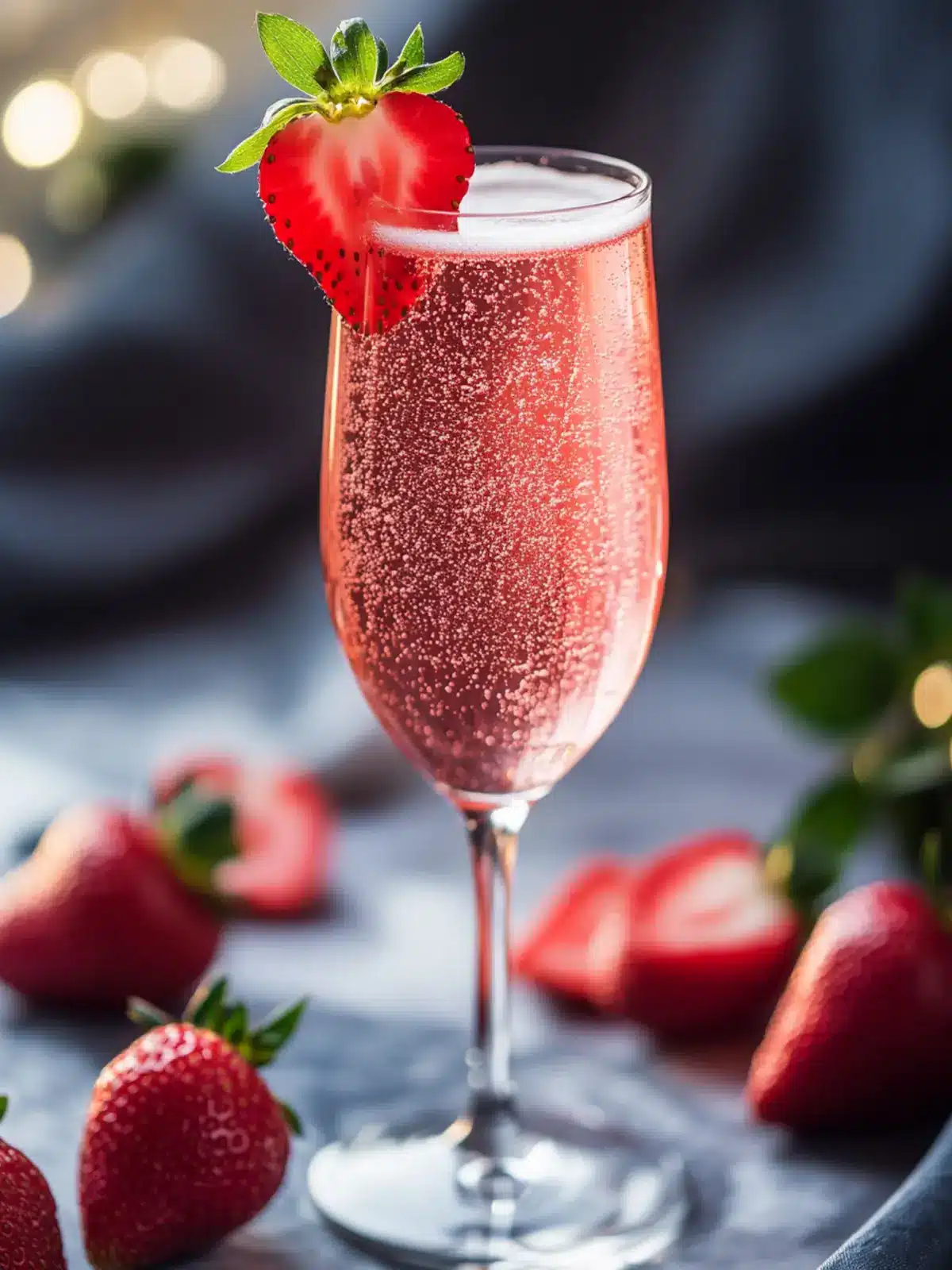 Elevate Brunch with a Refreshing Strawberry Bellini Recipe 2 Strawberry Bellini