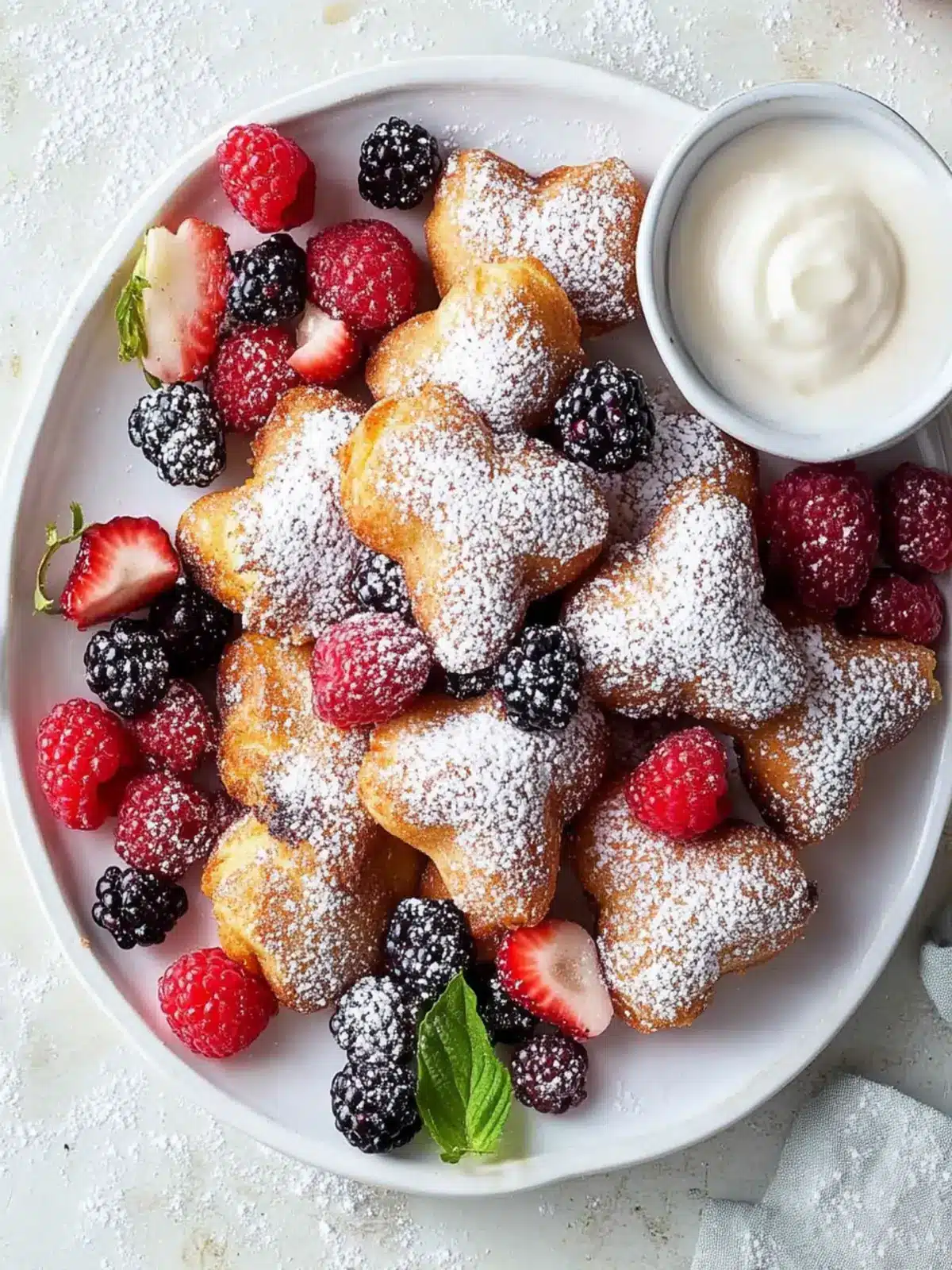 Springtime Beignets & Berries: Sweet Valentine s Breakfast Treats 3 Springtime Beignets & Berries- Valentine s breakfast recipes