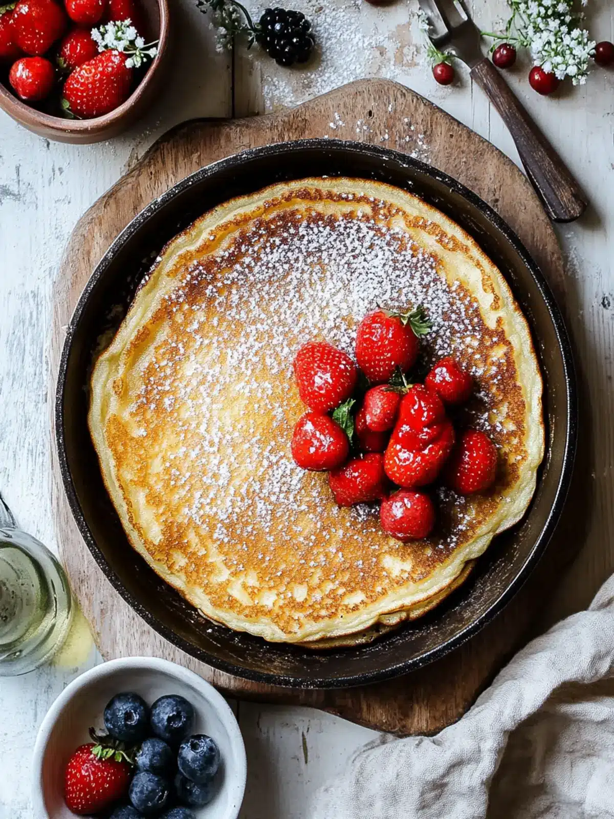 Heavenly Oven Pancake: Easy Recipe for a Family Brunch 4 Oven Pancake