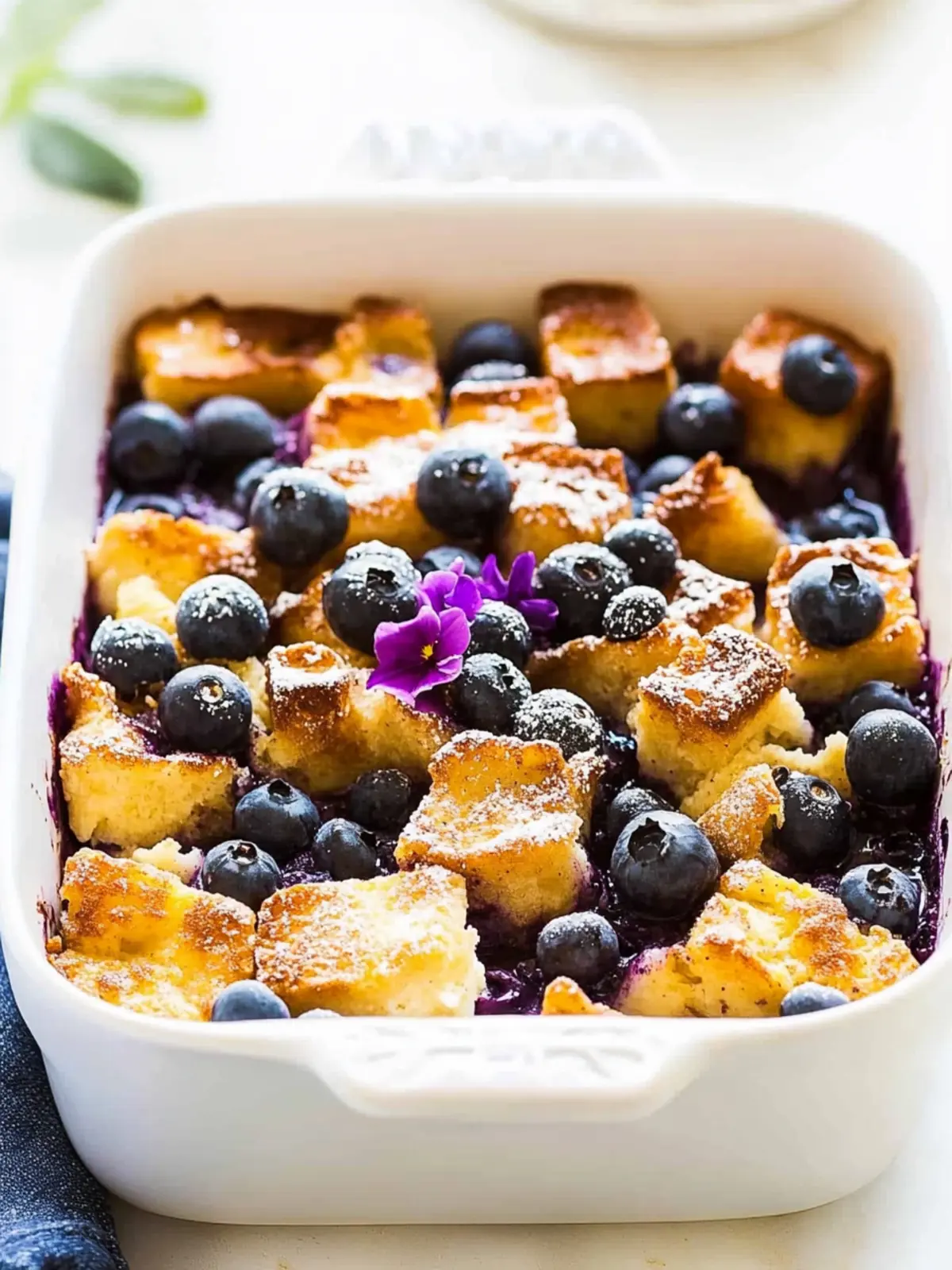 Irresistible Blueberry French Toast Casserole for Easy Brunch 3 Blueberry French Toast Casserole