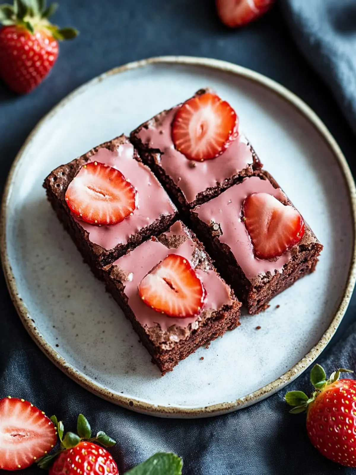Irresistibly Fudgy Strawberry Brownies You'll Crave Daily 2 Strawberry Brownies