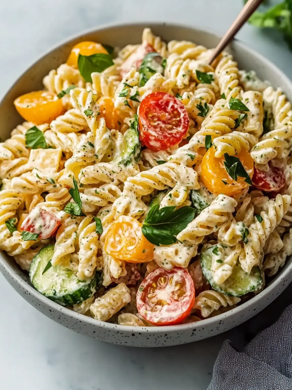 Creamy Ranch Protein Pasta Salad for Effortless Meal Prep 4 Creamy Ranch Protein Pasta Salad