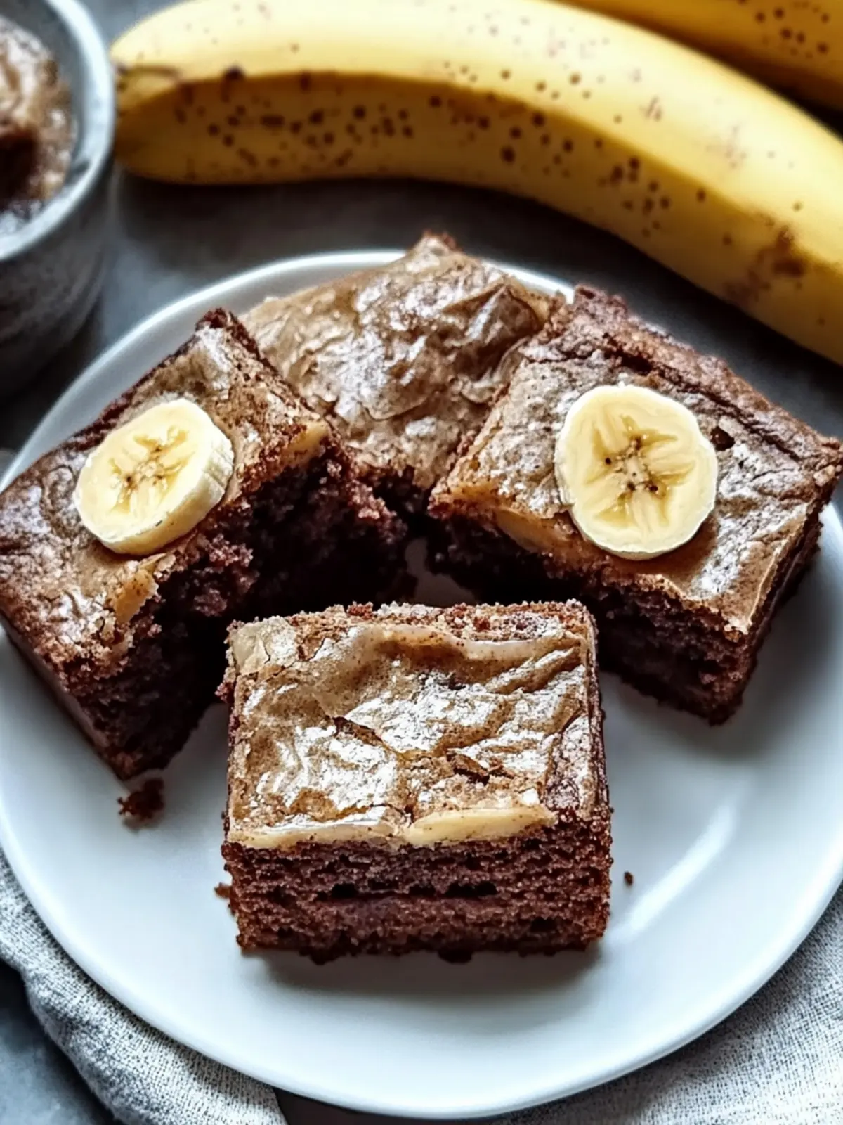 Banana Bread Brownies: The Perfect Combination for Every Craving 2 Banana Bread Brownies : The Perfect Combination