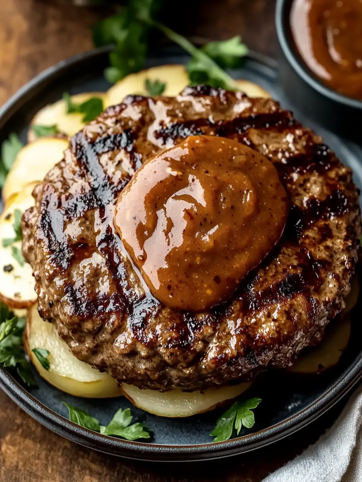Delicious Hamburger Steak Recipe with Savory Mushroom Gravy 4 Hamburger Steak Recipe