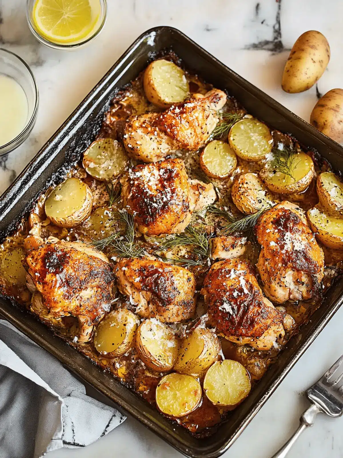 Citrusy Chicken, Fennel and Potato Tray Bake for Cozy Nights 2 Citrusy chicken, fennel and potato tray bake