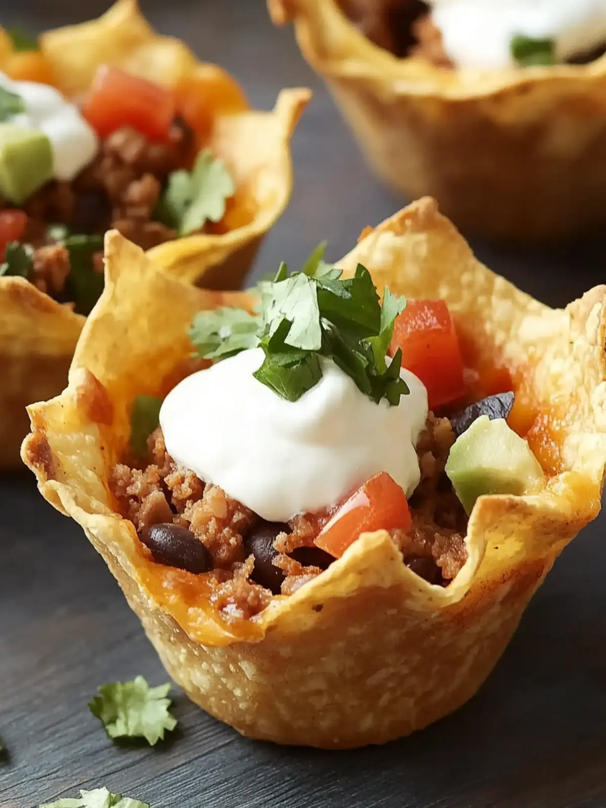 Delicious Crunchy Taco Cups That Everyone Will Love 2 Crunchy Taco Cups