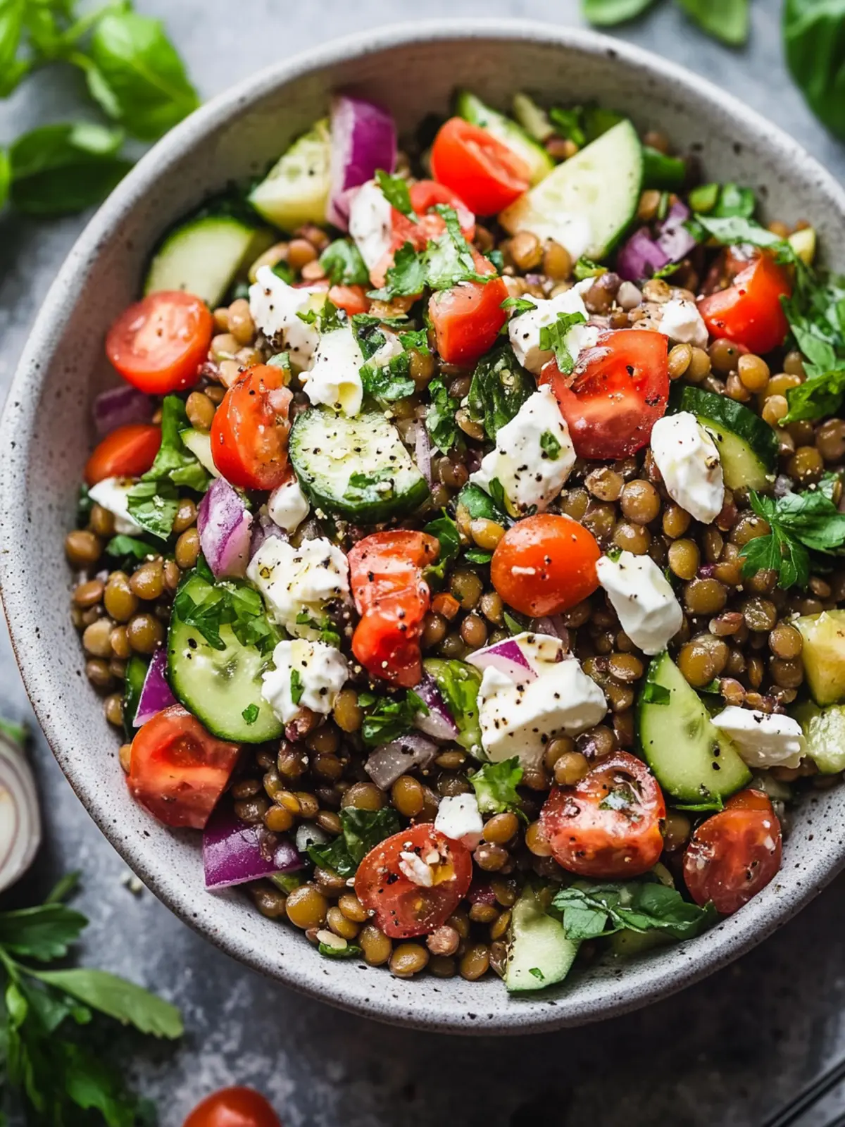 Mediterranean Lentil Salad That Will Brighten Your Weeknight 3 Mediterranean Lentil Salad