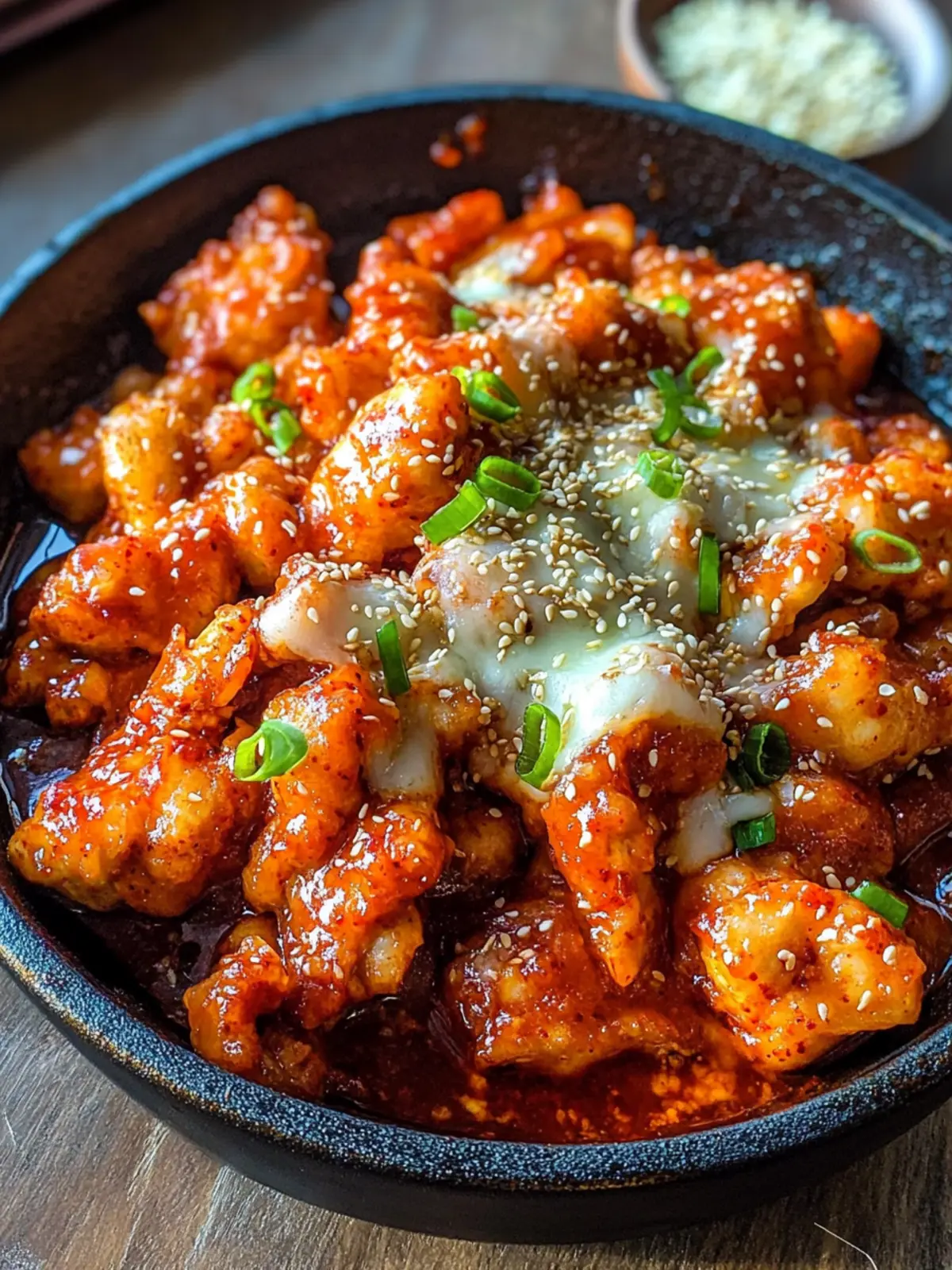 Spicy Korean Fire Chicken with Cheese Buldak You'll Crave! 4 Korean Fire Chicken with Cheese (Cheese Buldak)