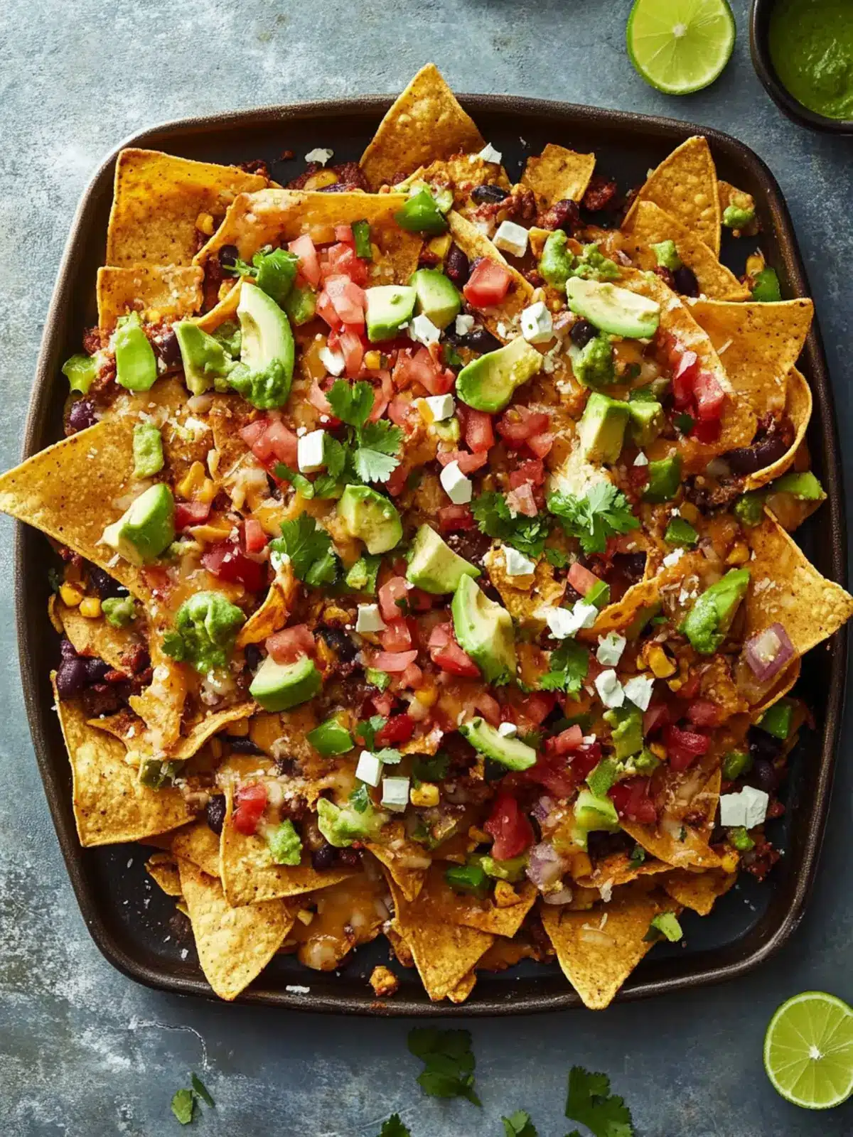 Loaded Vegan Nachos with Creamy Queso for Ultimate Flavor 4 Loaded Vegan Nachos