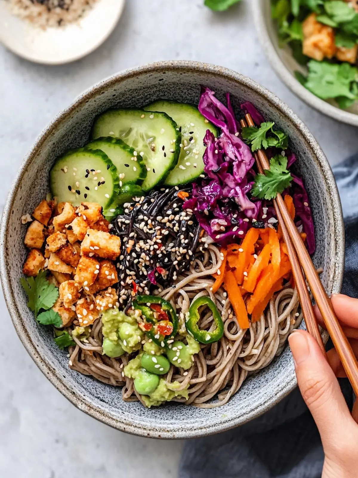 Soba Noodle Bowl The Quick Vegan Recipe You'll Love 2 Soba Noodle Bowl
