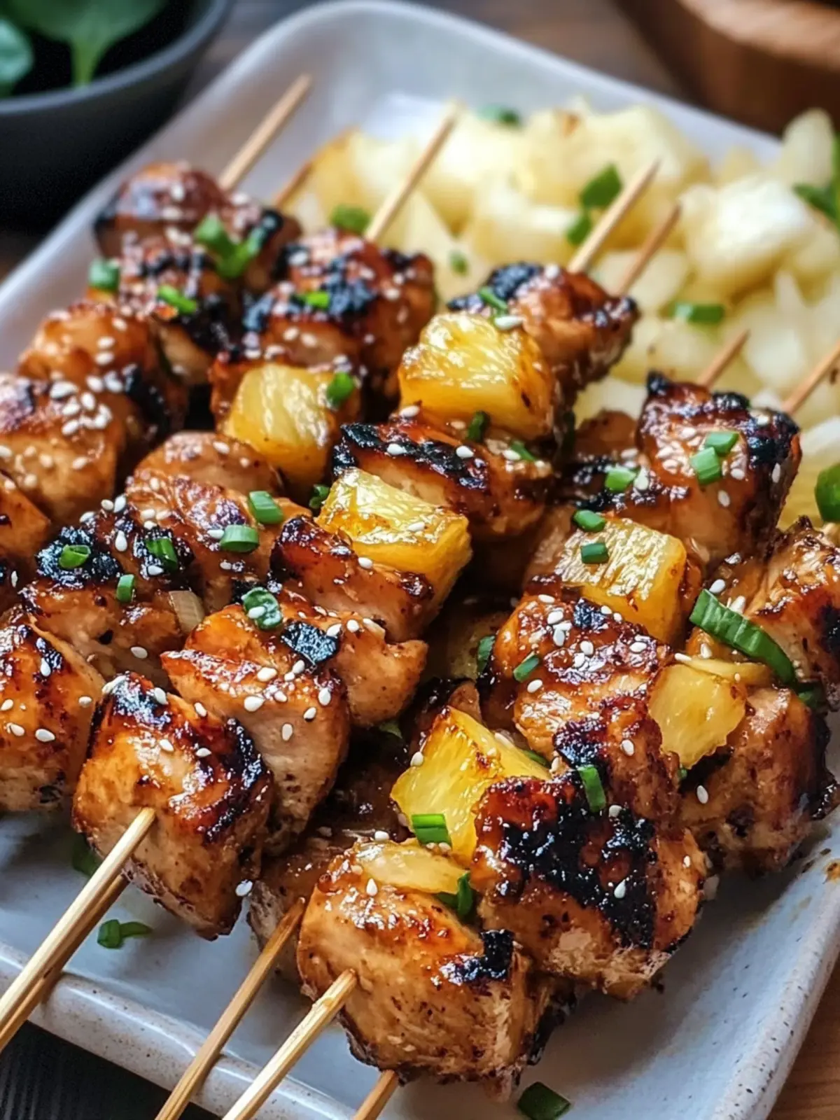 Pineapple Soy Garlic Chicken Skewers for Flavor-Packed Dinner 4 Pineapple Soy Garlic Chicken Skewers