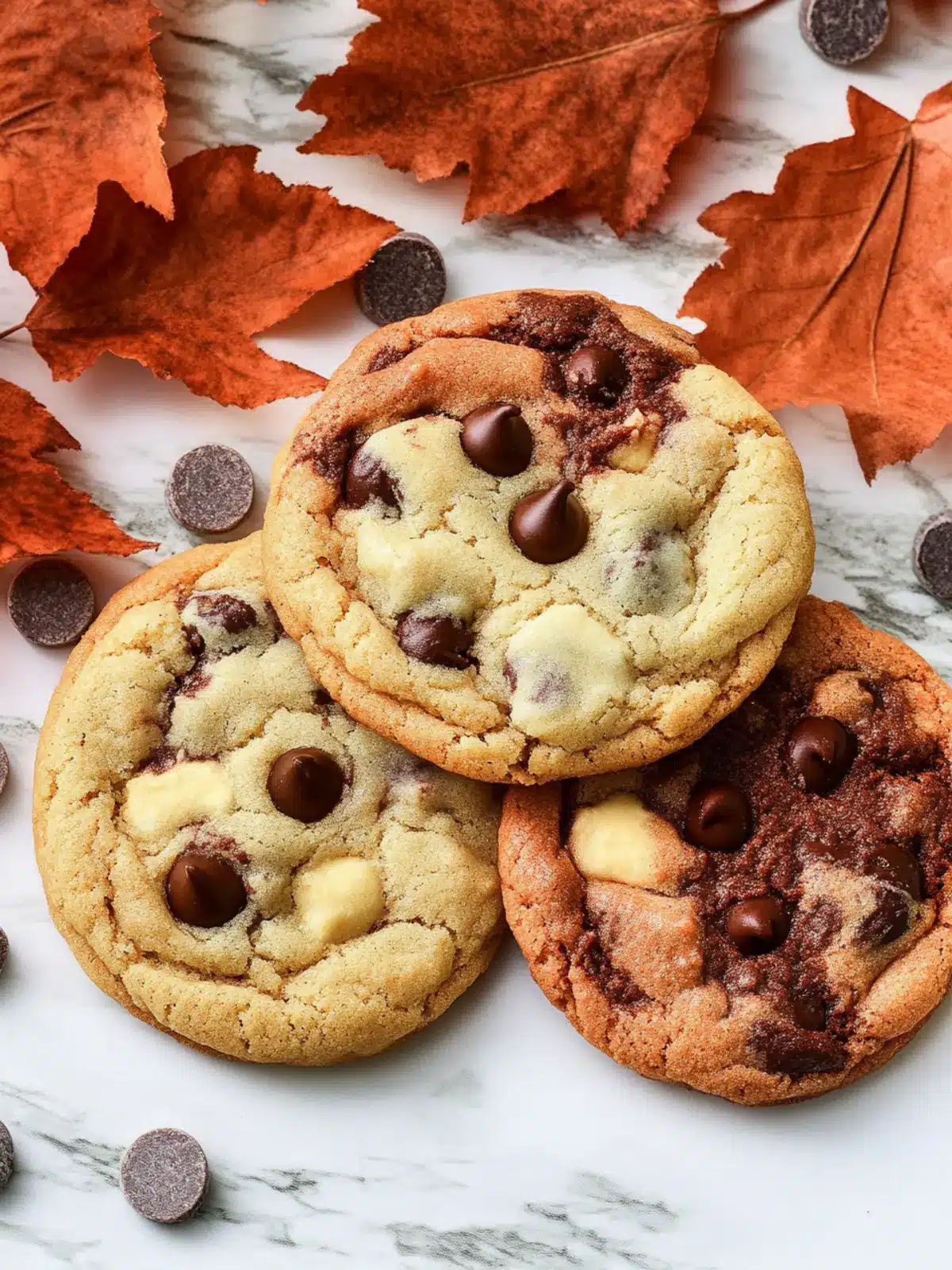 Harvest Marble Chocolate Chip Cookies for Cozy Fall Days 3 Harvest Marble Chocolate Chip Cookies