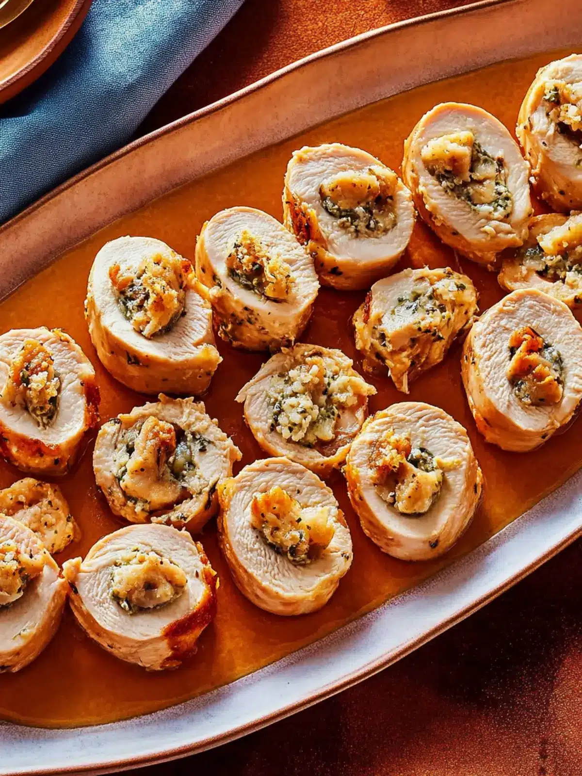 Mouthwatering Chicken Roulade with Savory Custom Fillings 2 Chicken Roulade