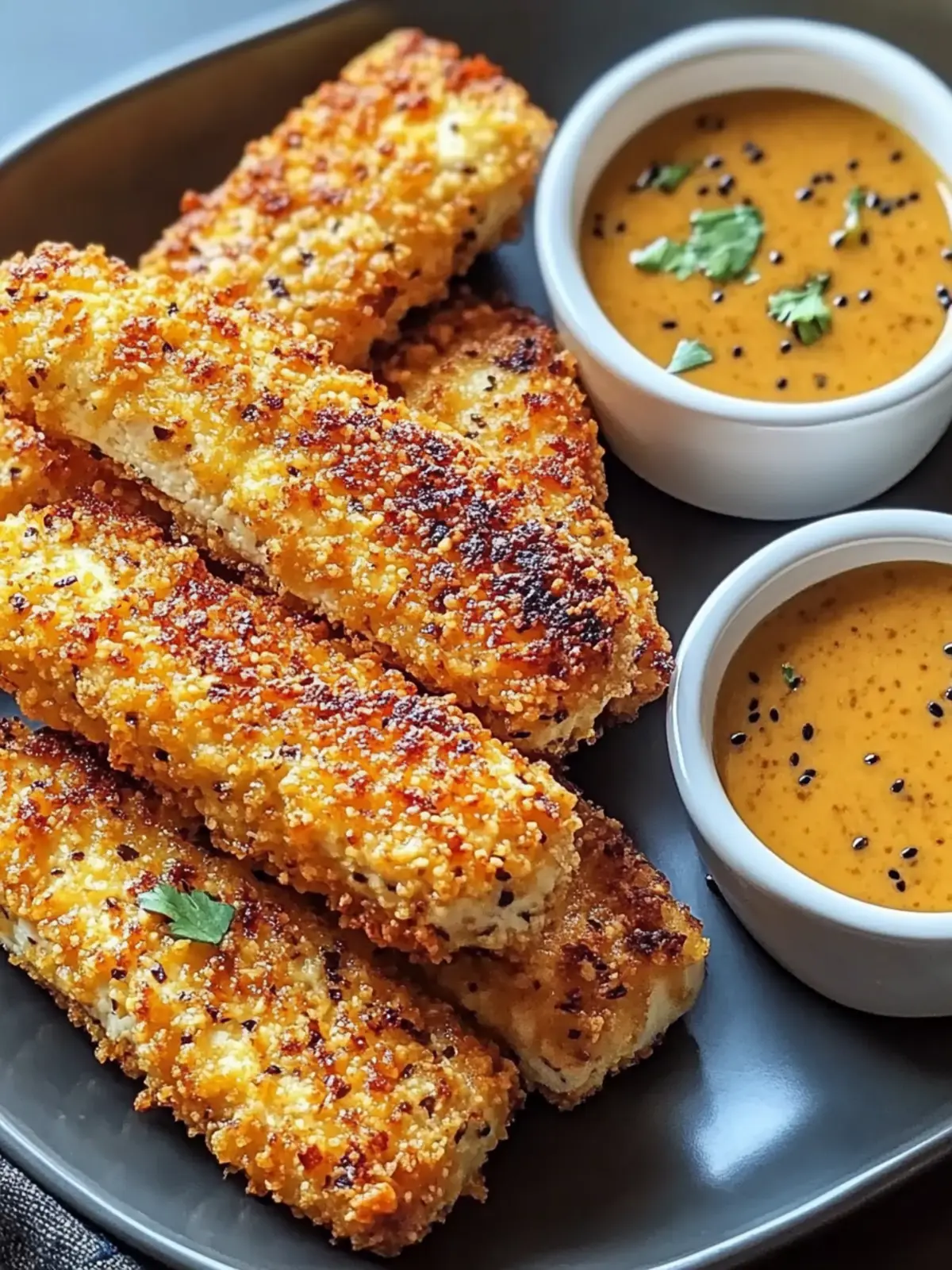 Crispy Baked Honey Mustard Tofu Tenders You ll Love Today 3 Crispy Baked Honey Mustard Tofu Tenders You ll Crave