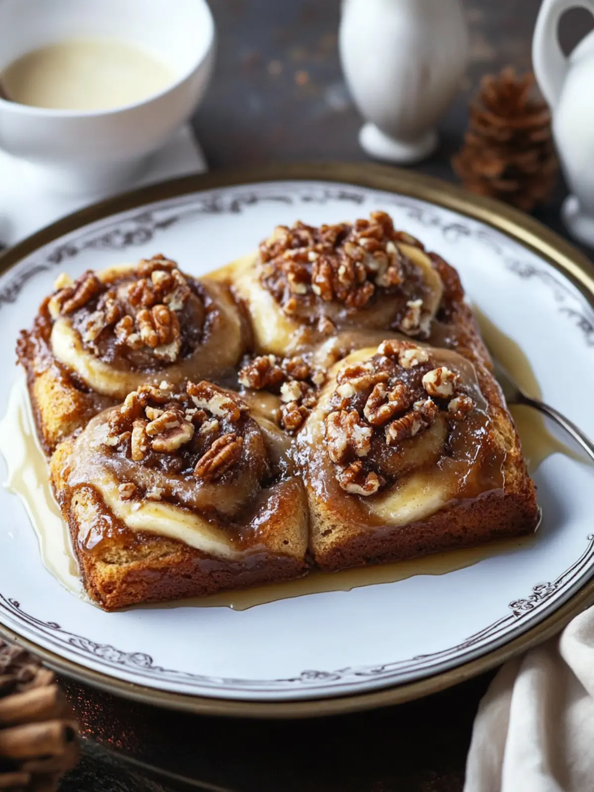 Irresistible Upside-Down Banana Bread Cinnamon Rolls Recipe 2 Upside-Down Banana Bread Cinnamon Rolls Recipe