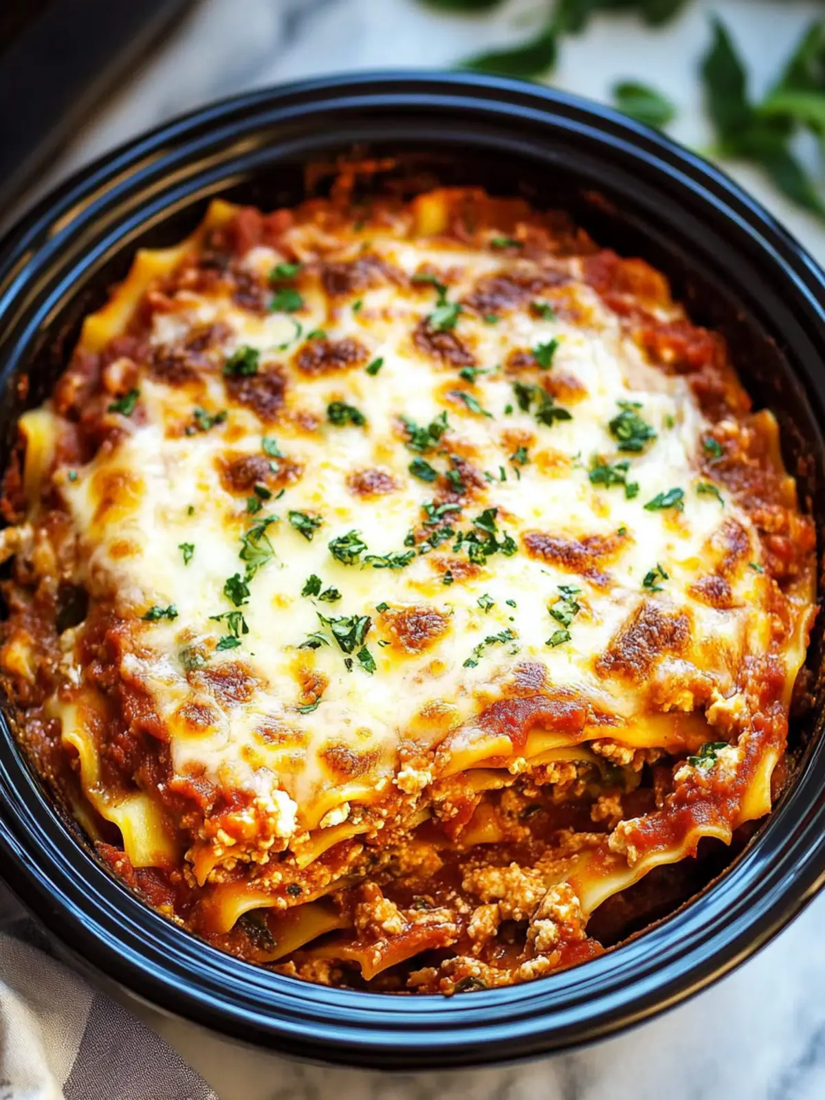 Easiest Ever Crockpot Lasagna Recipe for Busy Weeknights 3 Easiest Ever Crockpot Lasagna Recipe