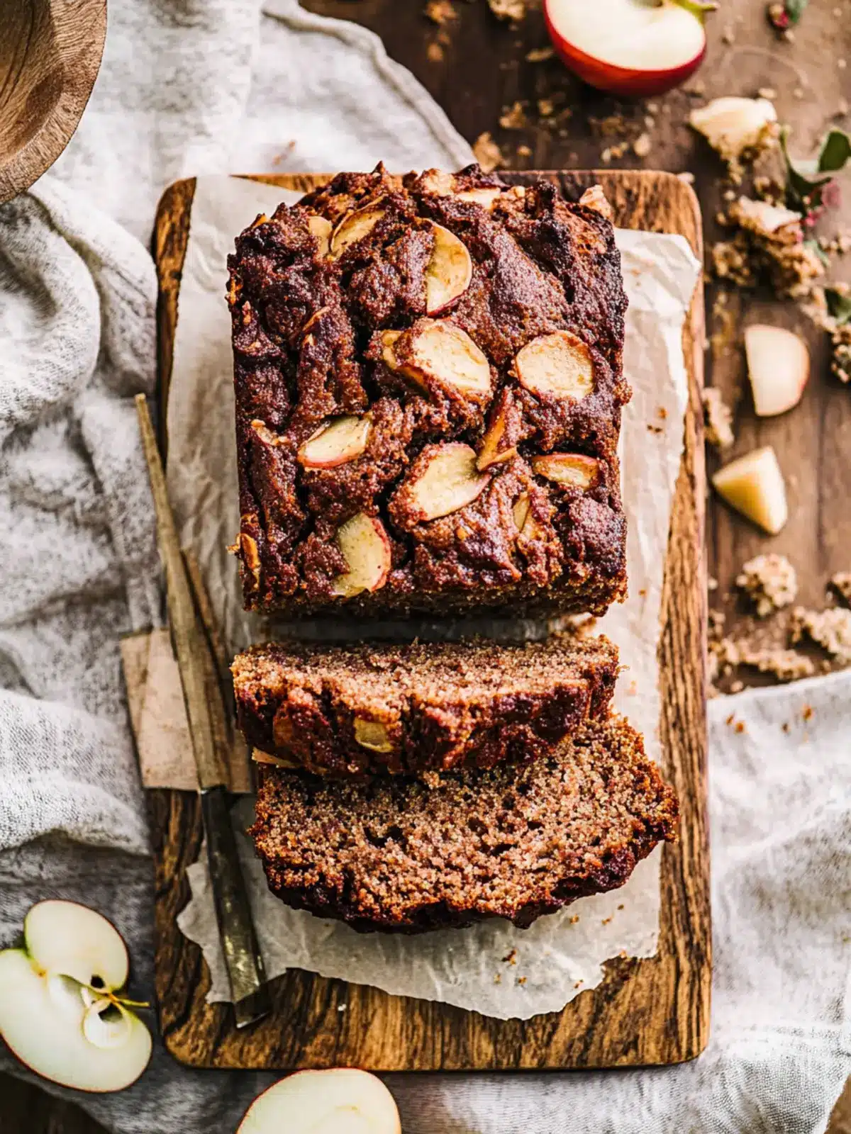 Moist Healthy Apple Bread: Your Fall Baking Delight 4 Apple Bread