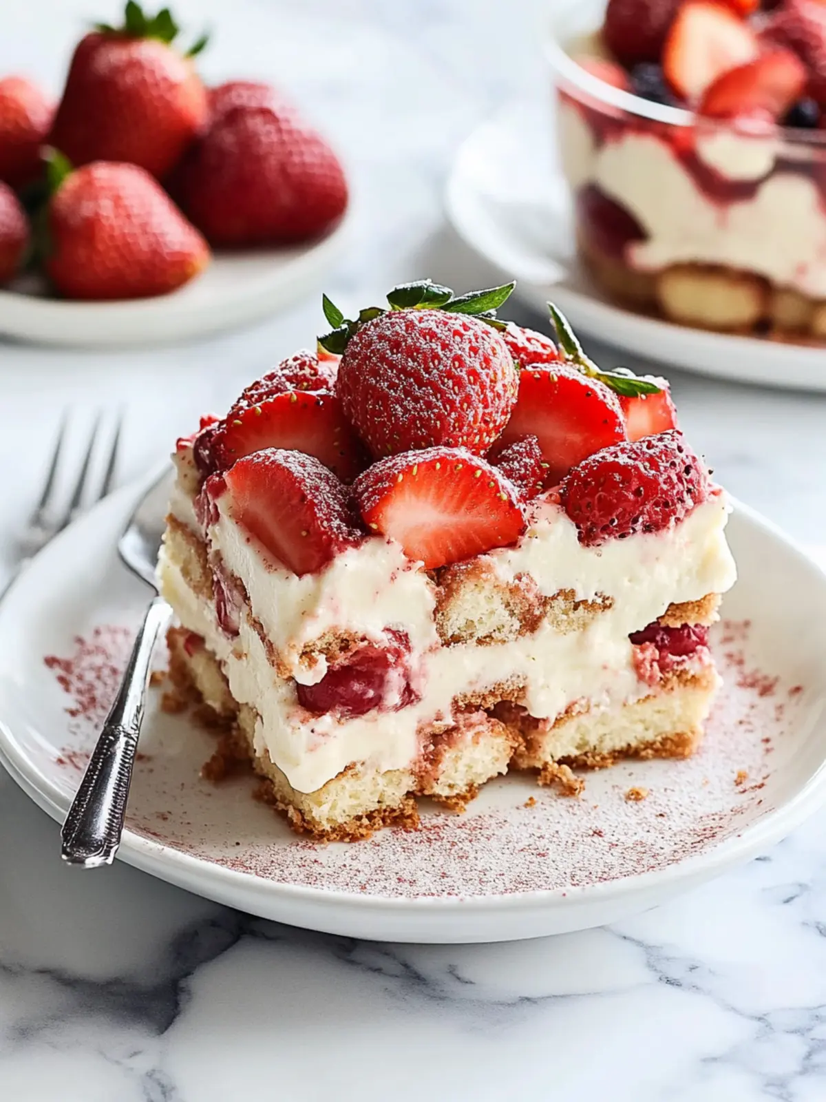 Strawberry Tiramisu - Easy Mother s Day Recipe to Impress Mom 4 Strawberry Tiramisu- Easy Mother s Day recipes
