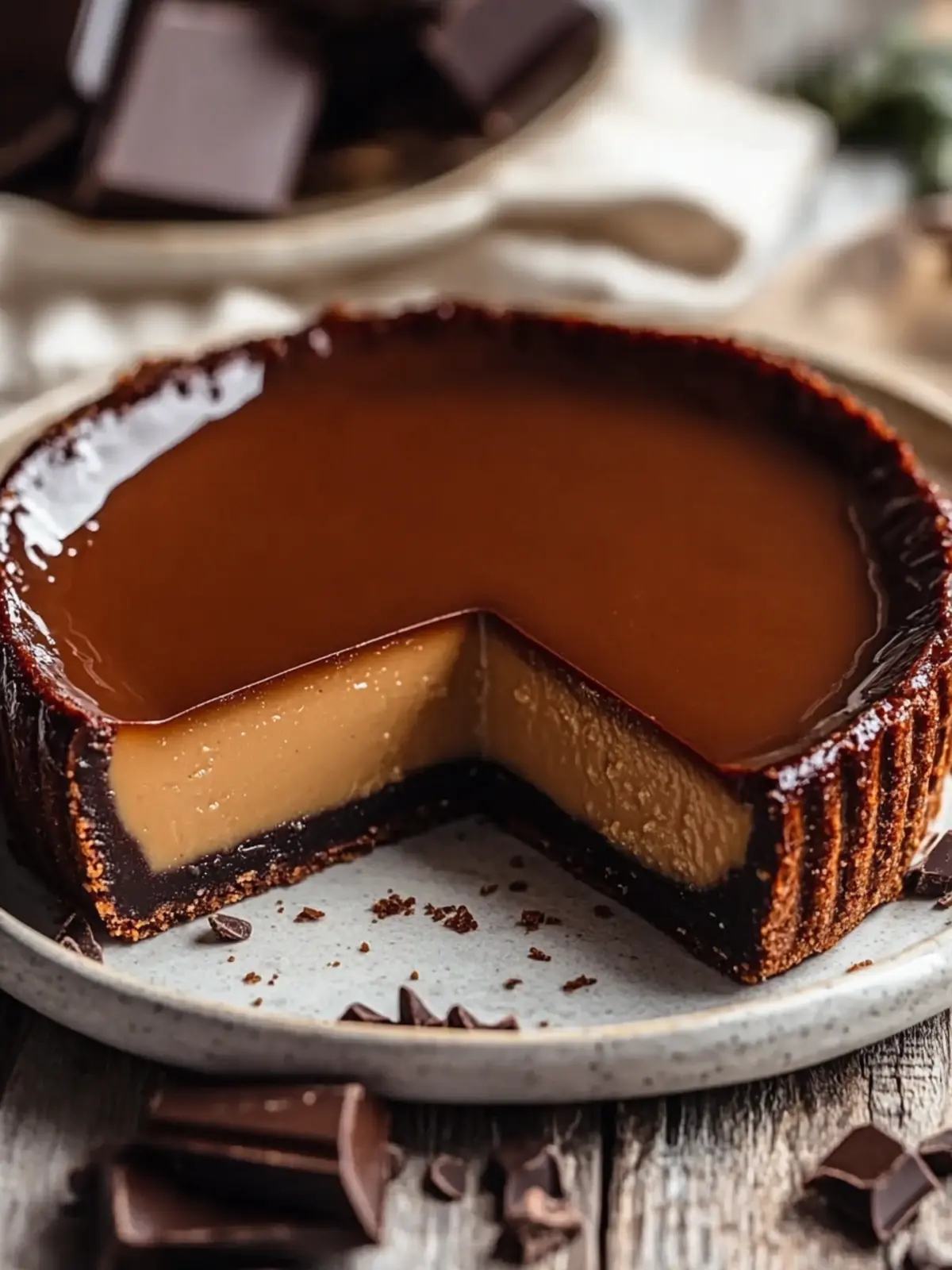 Decadent French Chocolate Flan: Indulge in Silky Perfection 4 French Chocolate Flan