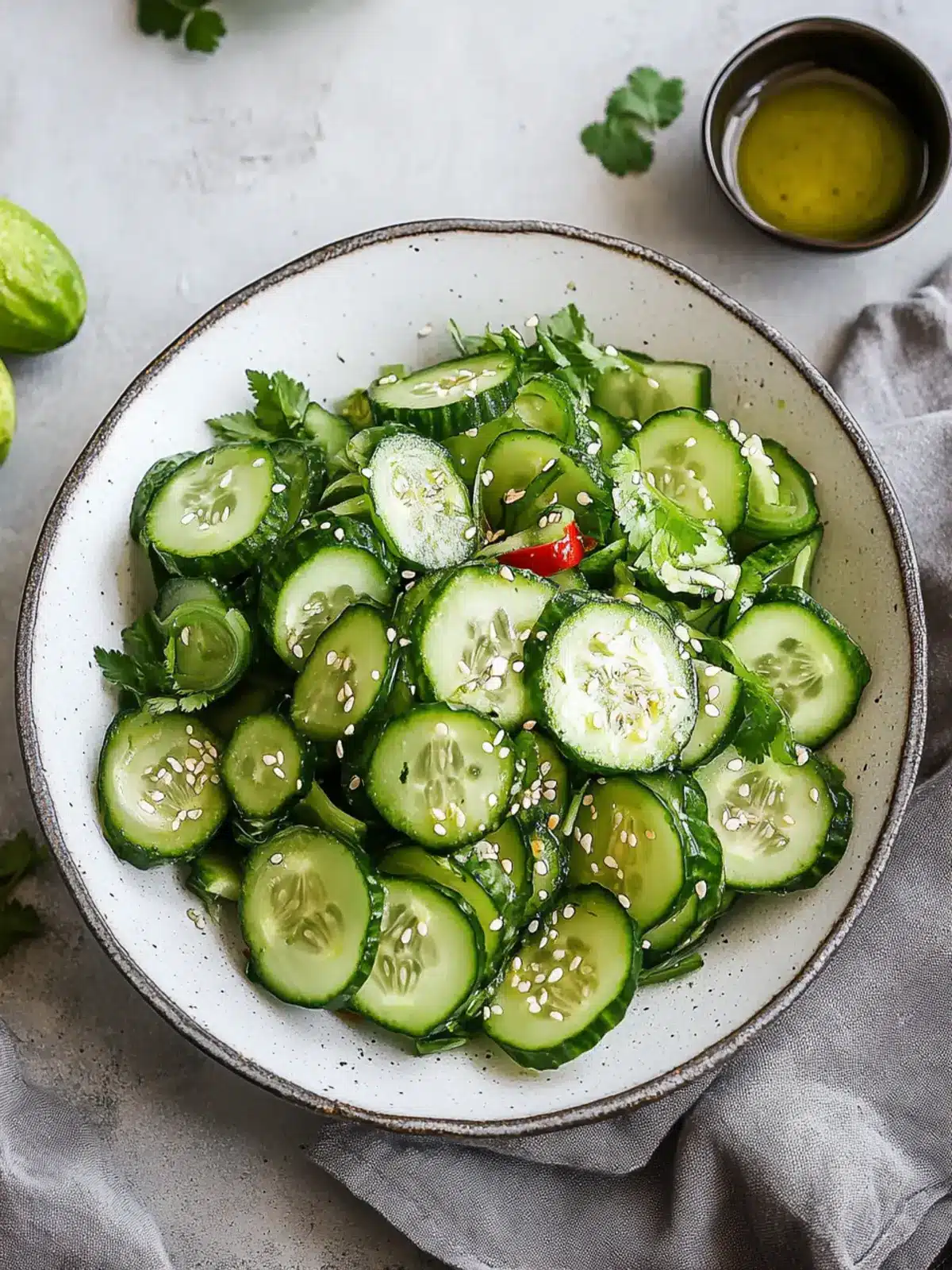 Zesty Asian Cucumber Salad That's Refreshingly Easy to Make 2 Asian Cucumber Salad