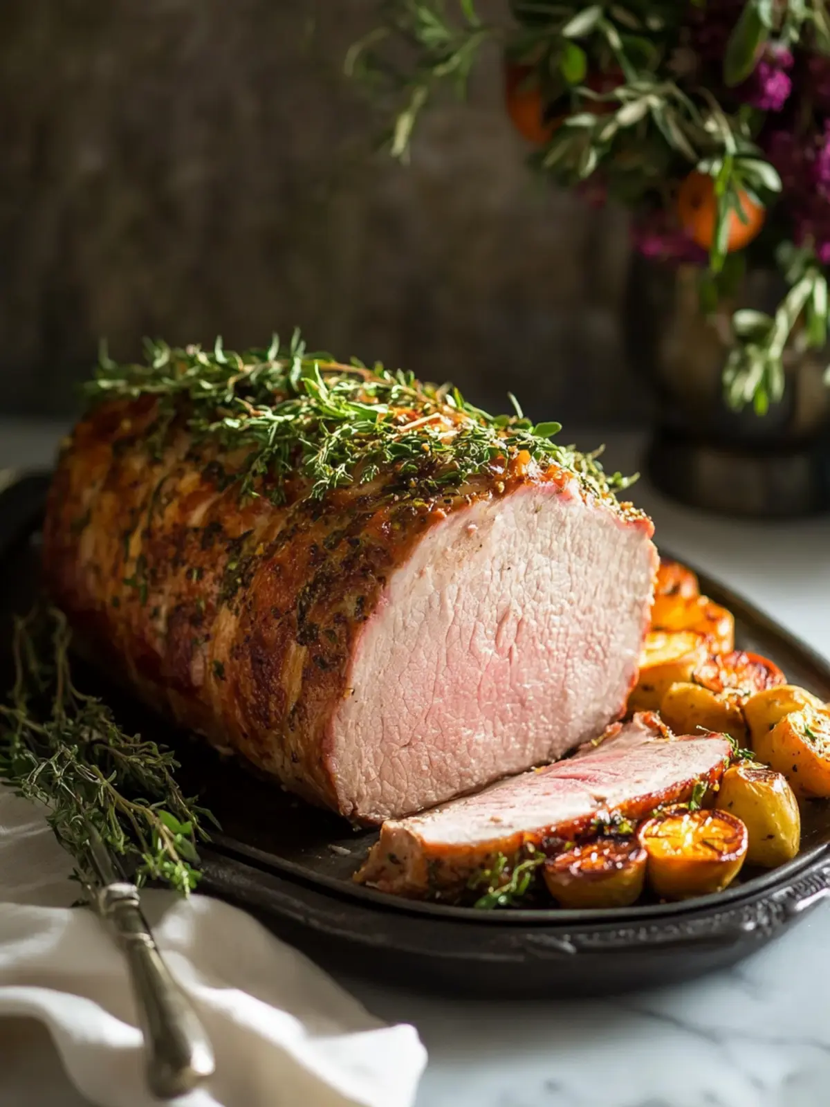 Savory Pork Loin Roast: A Flawless Festive Feast 4 Pork Loin Roast