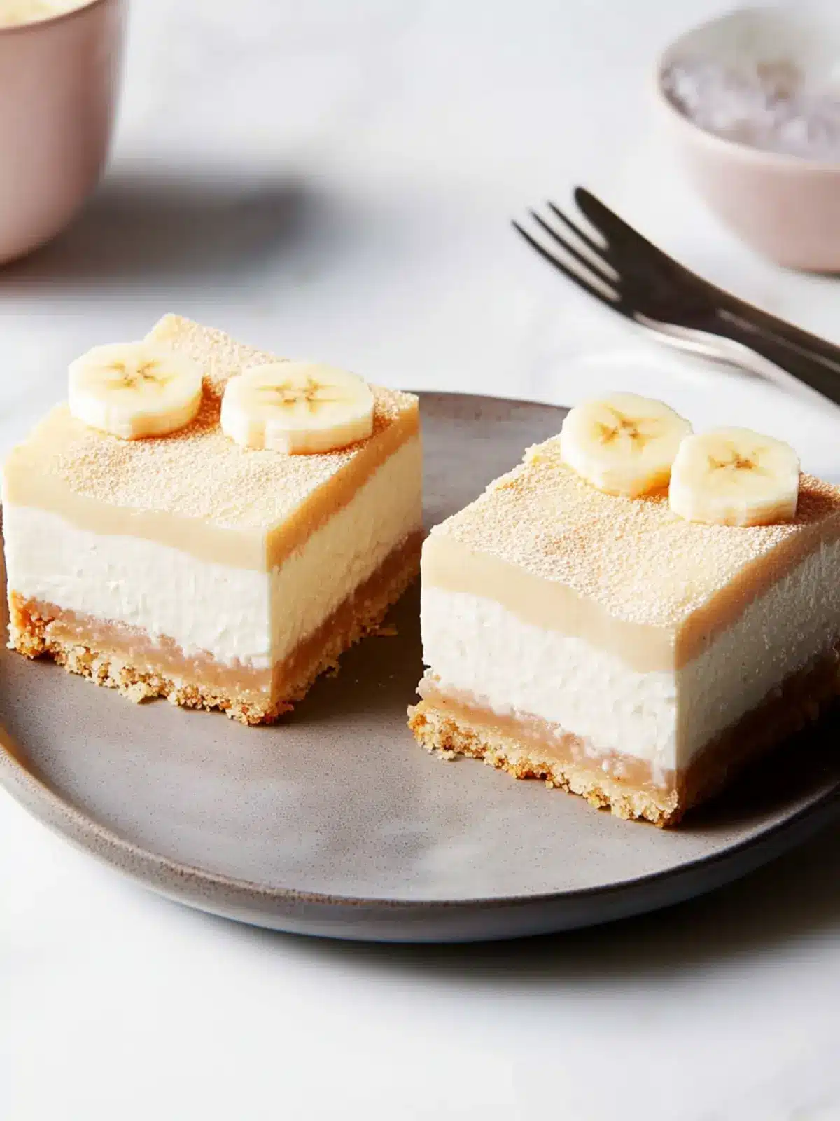 Irresistible Banana Pudding Cheesecake Bars You ll Crave 3 Banana Pudding Cheesecake Bars