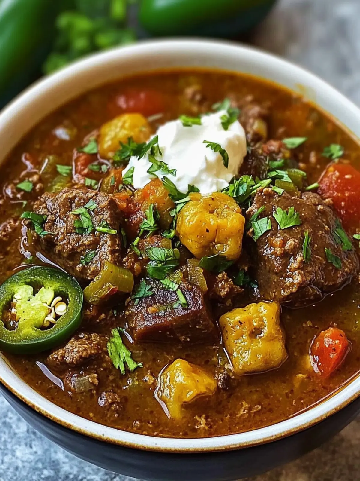 Creamy Crockpot Jalapeño Popper Beef Stew for Comfort Cravings 4 Crockpot Jalapeño Popper Beef Stew