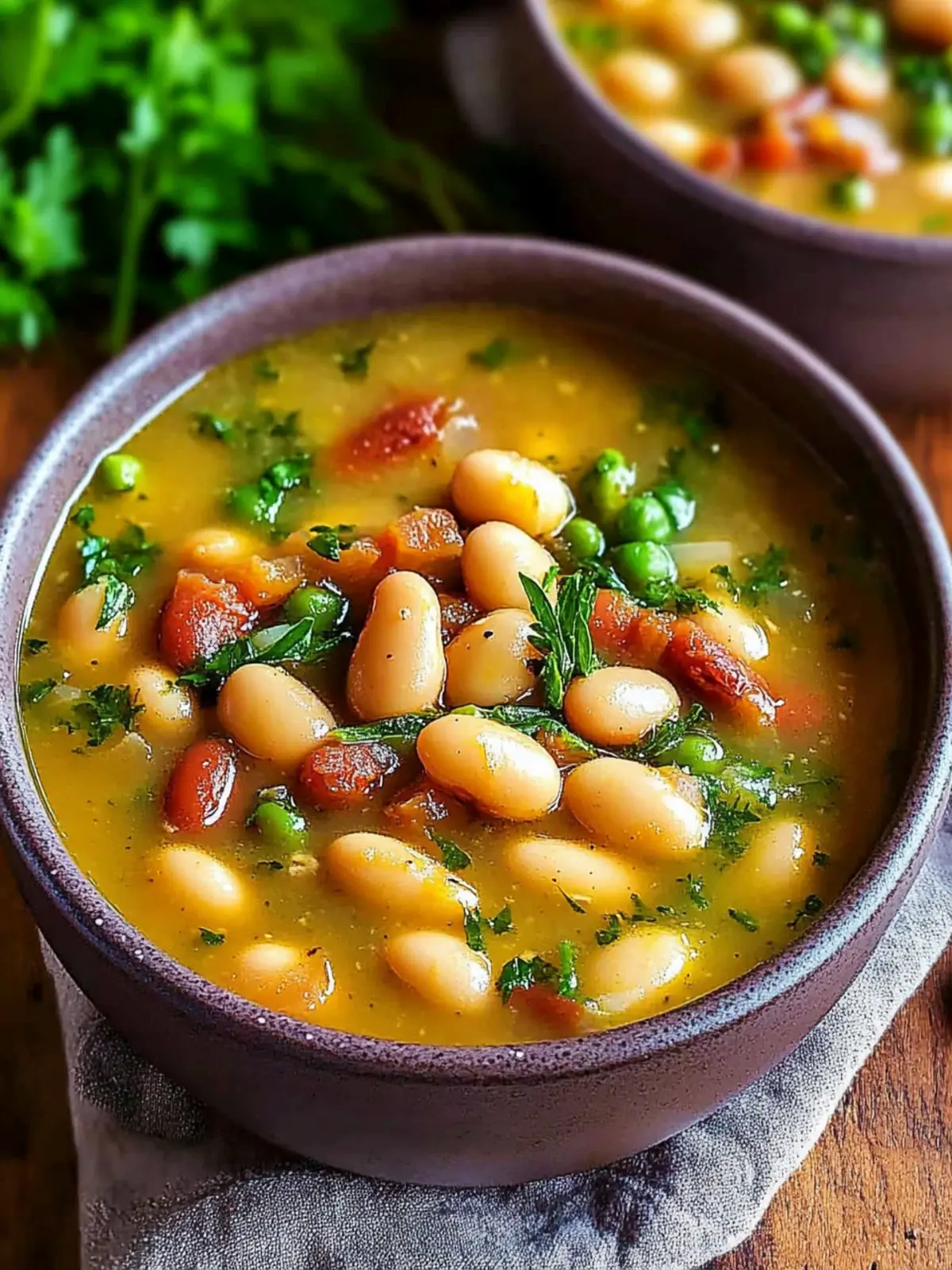 Hearty Homemade German Bean Soup for Cozy Comfort Nights 2 Homemade German Bean Soup