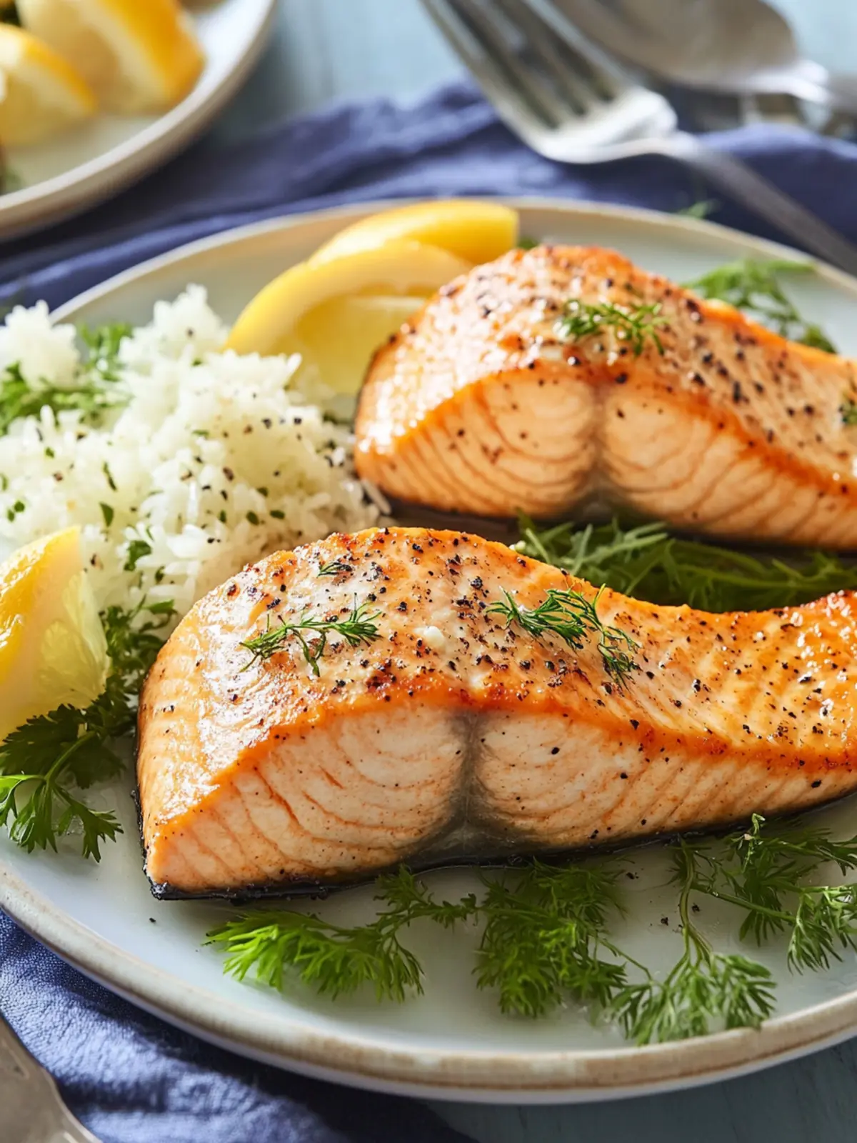 Savory Air Fryer Salmon: A 10-Minute Healthy Delight 2 Air Fryer Salmon