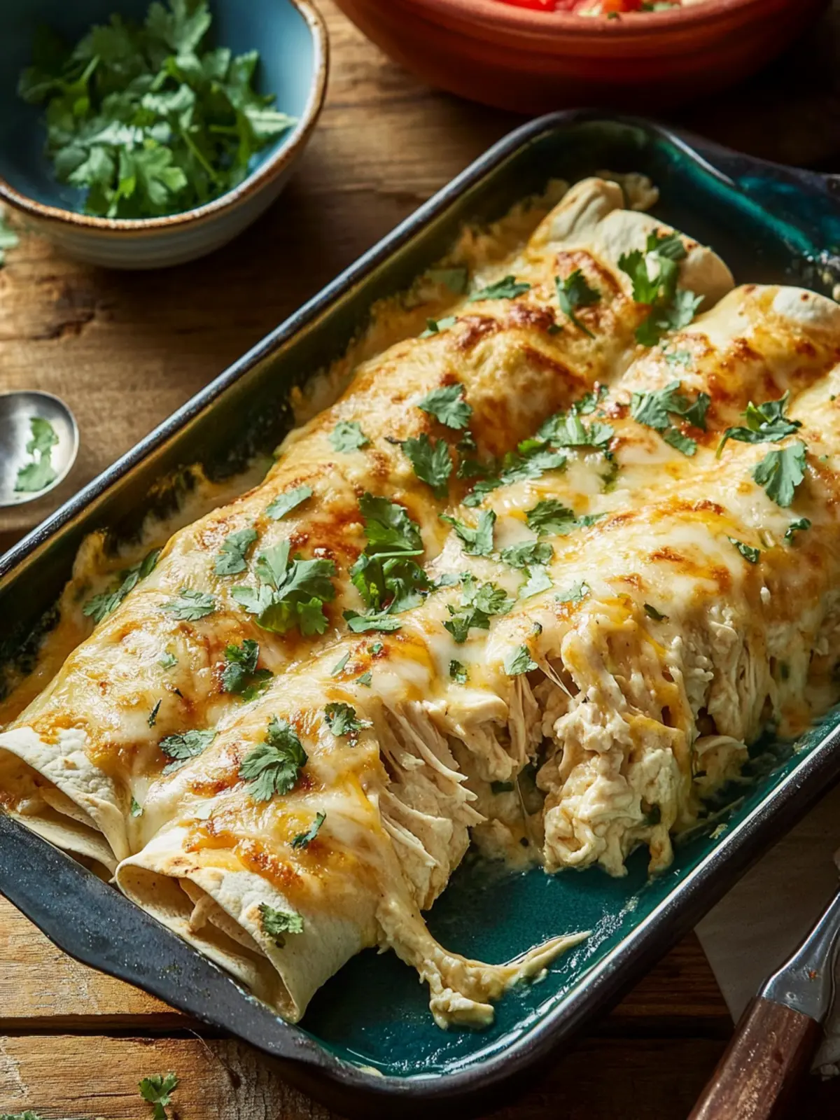 Mouthwatering Chicken Enchiladas with Homemade Sauce Delight 2 Chicken Enchiladas
