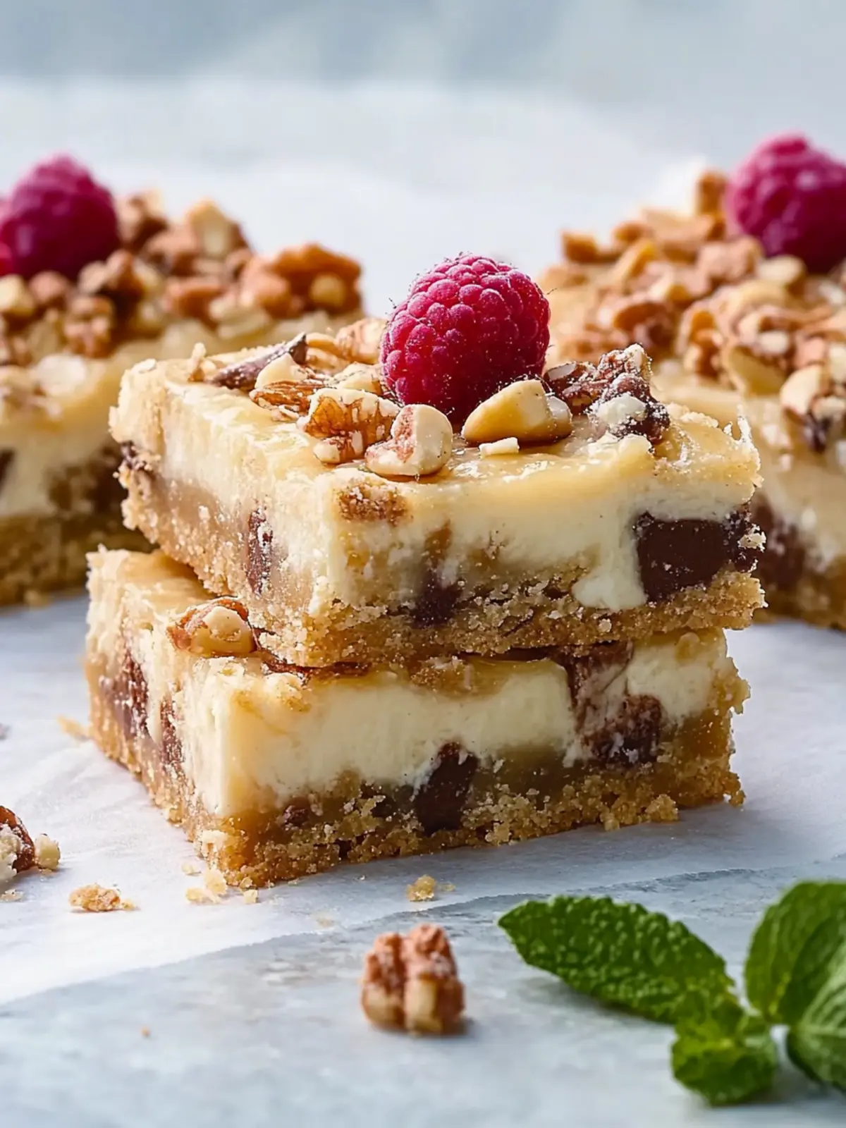 Indulge in Magic Cheesecake Bars with Coconut and Chocolate 2 Magic Cheesecake Bars