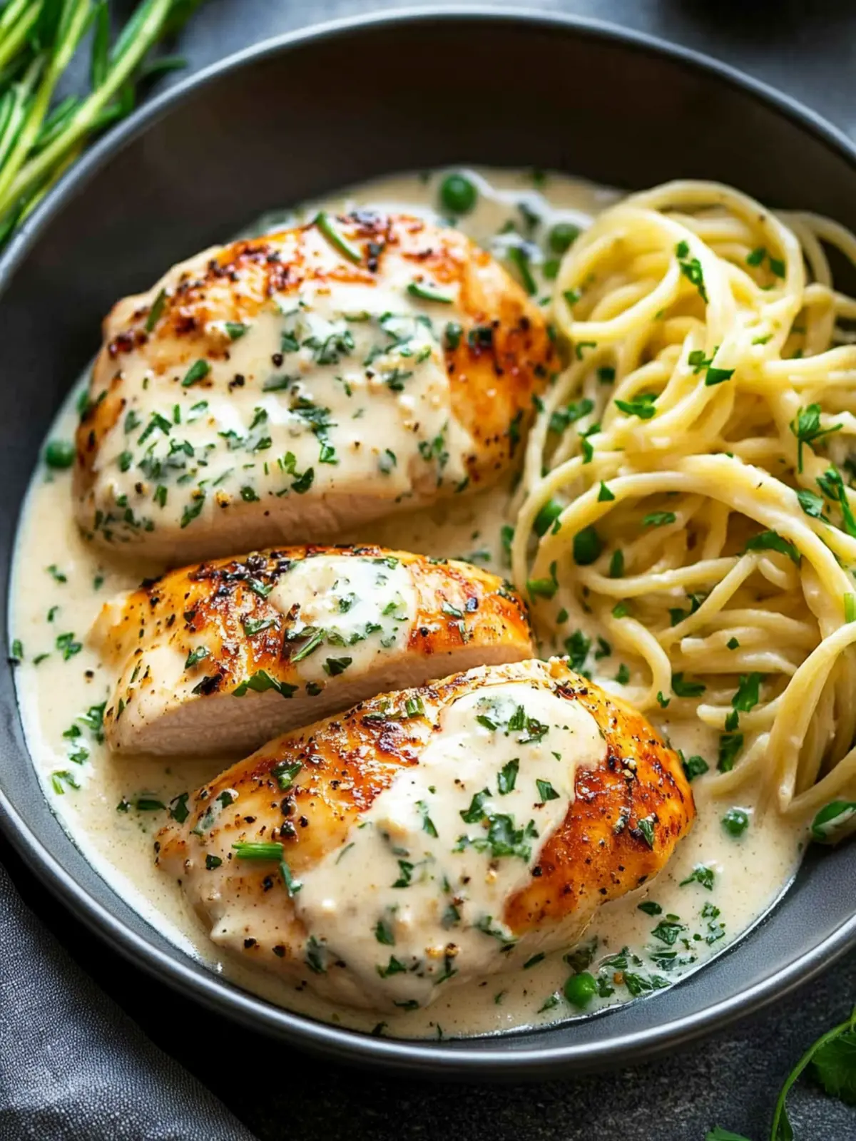 Creamy Garlic Herb Chicken: Quick Comfort for Busy Nights 2 Creamy Garlic Herb Chicken