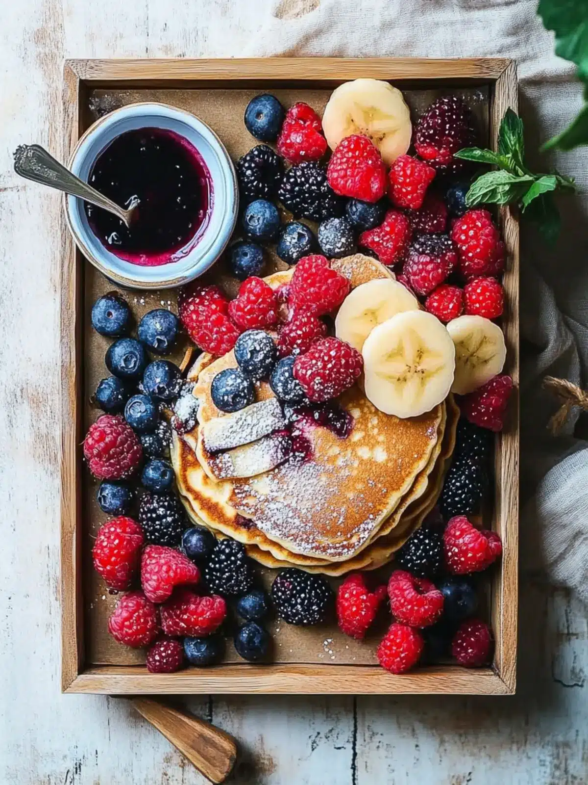 Yogurt Sheet Pan Pancakes with Mixed Berries for Easy Mornings 2 Yogurt Sheet Pan Pancakes with Mixed Berries