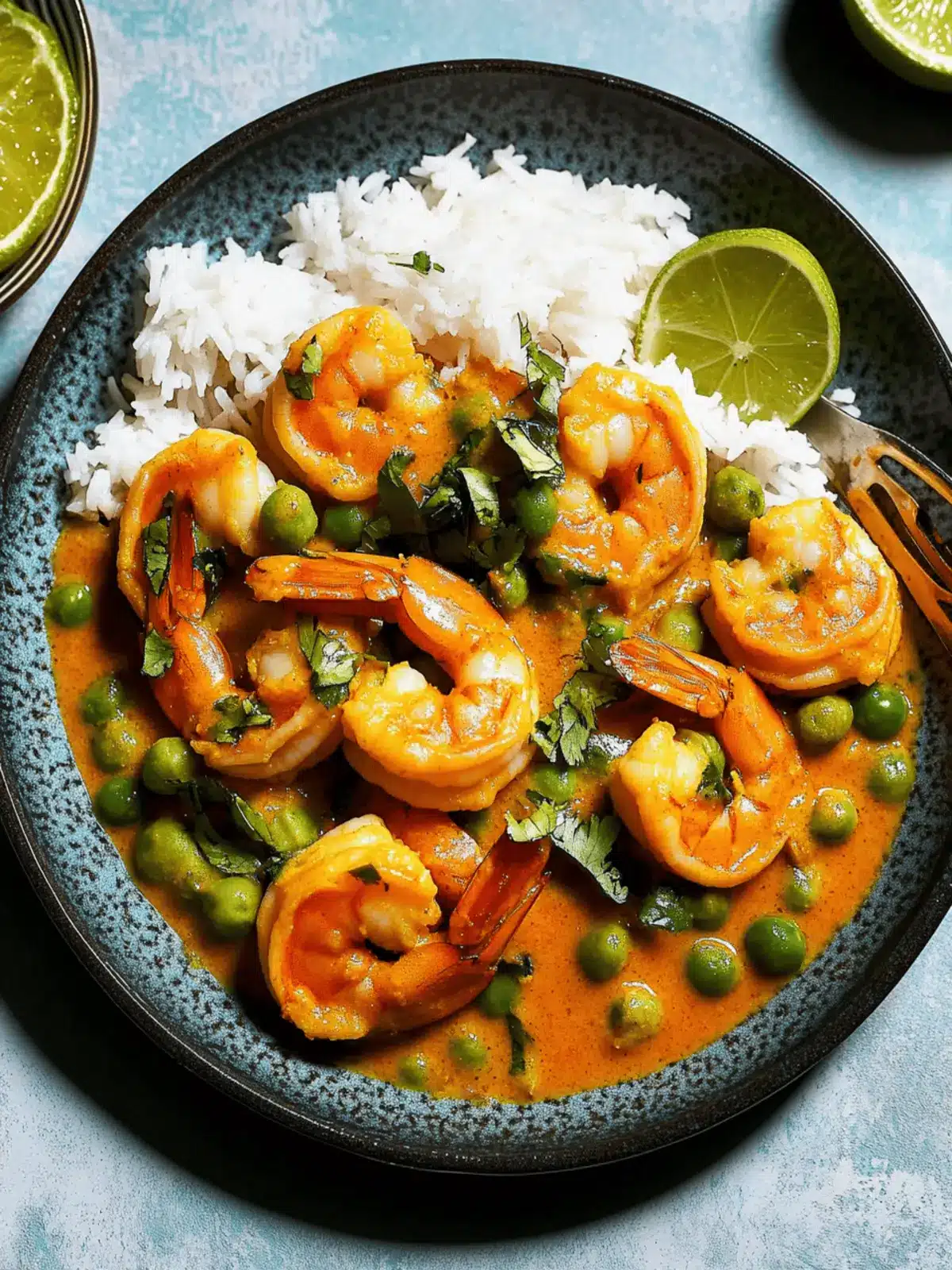 Savory Coconut Curry Shrimp & Peas in One Pot Bliss 3 Coconut Curry Shrimp & Peas