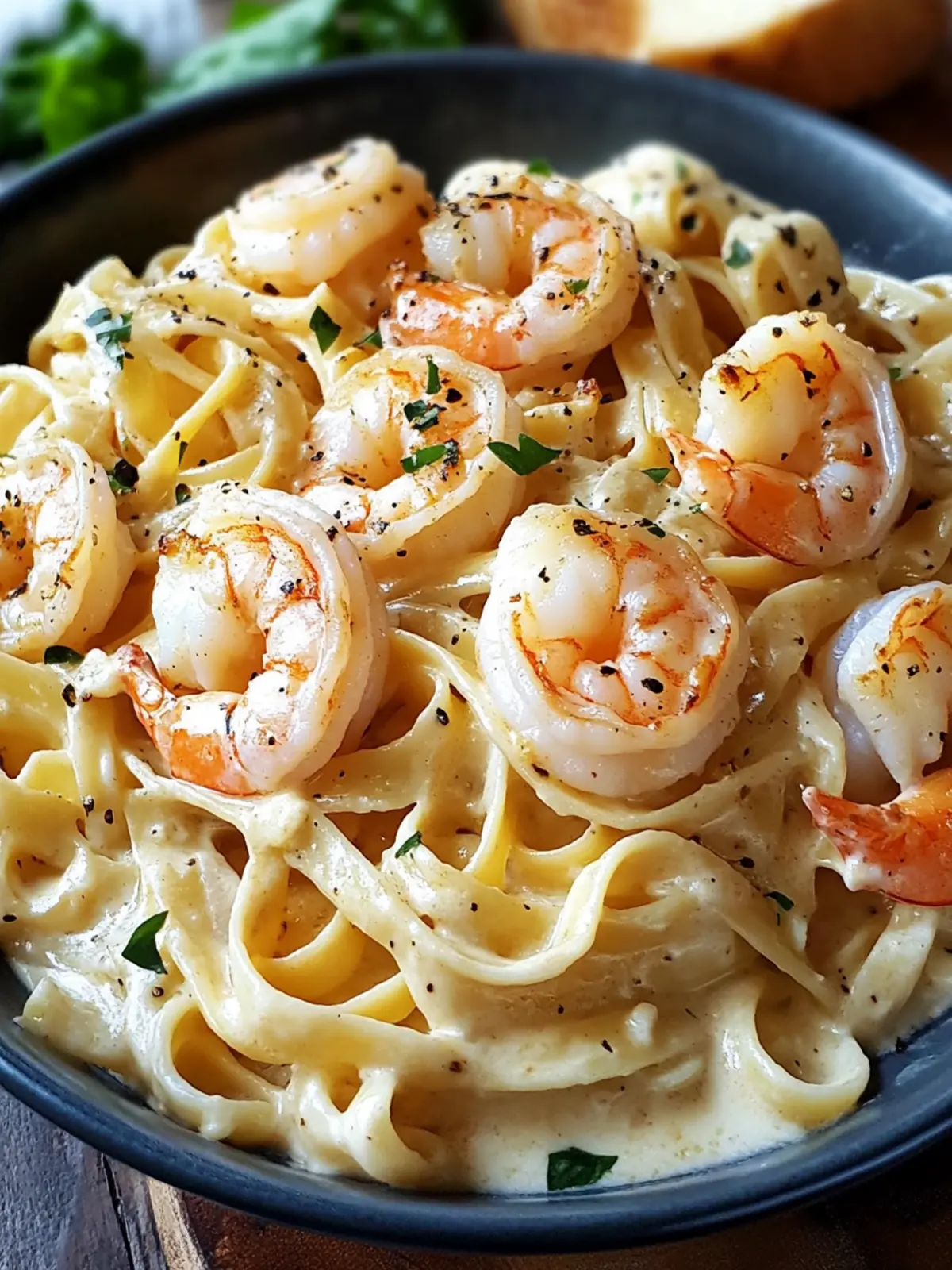 Creamy Shrimp Fettuccine Alfredo for Cozy Dinner Nights 2 Creamy Shrimp Fettuccine Alfredo