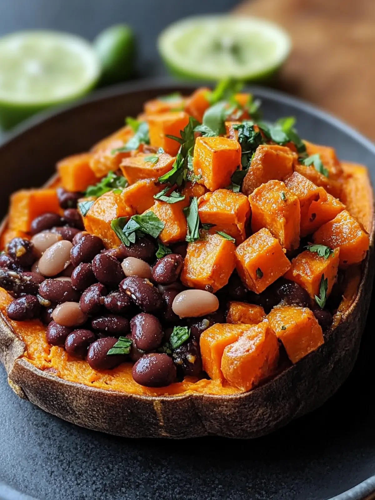 Savor the Flavor: Vegan Sweet Potato Black Bean Delight 2 Vegan Sweet Potato Black Bean