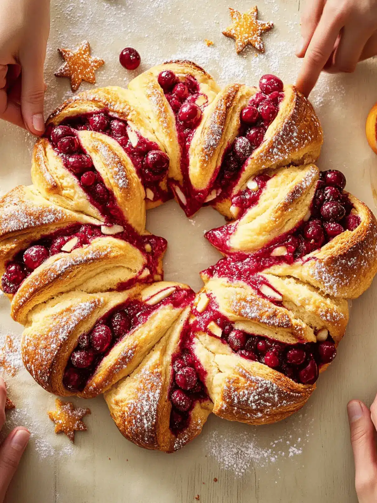 Cranberry-Orange Star Bread: Your Festive Baking Star! 2 Cranberry-Orange Star Bread