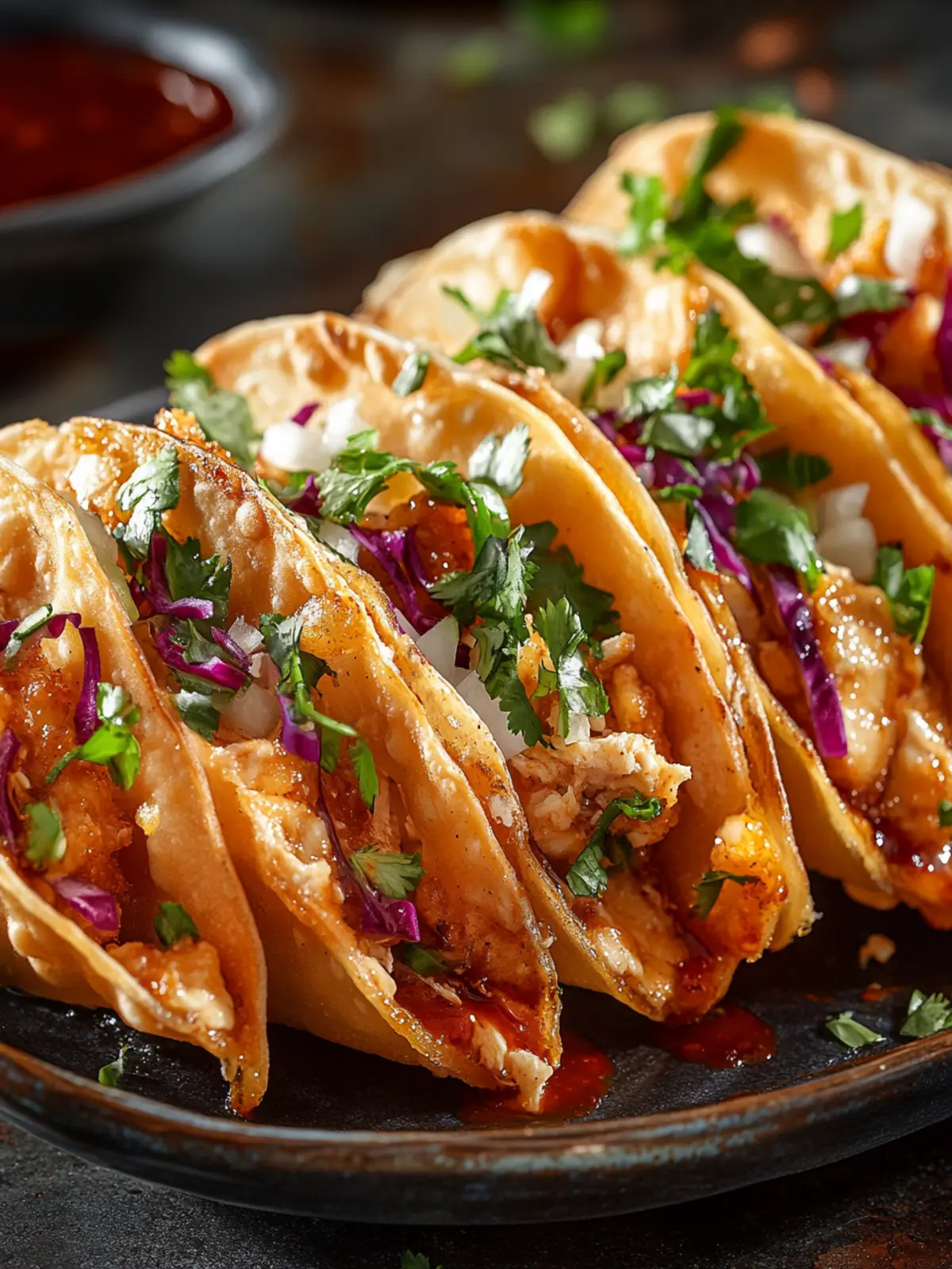 Crispy Chicken Wonton Tacos: Quick, Crunchy Flavor Awaits! 4 Crispy Chicken Wonton Tacos: Quick, Crunchy Flavor Awaits